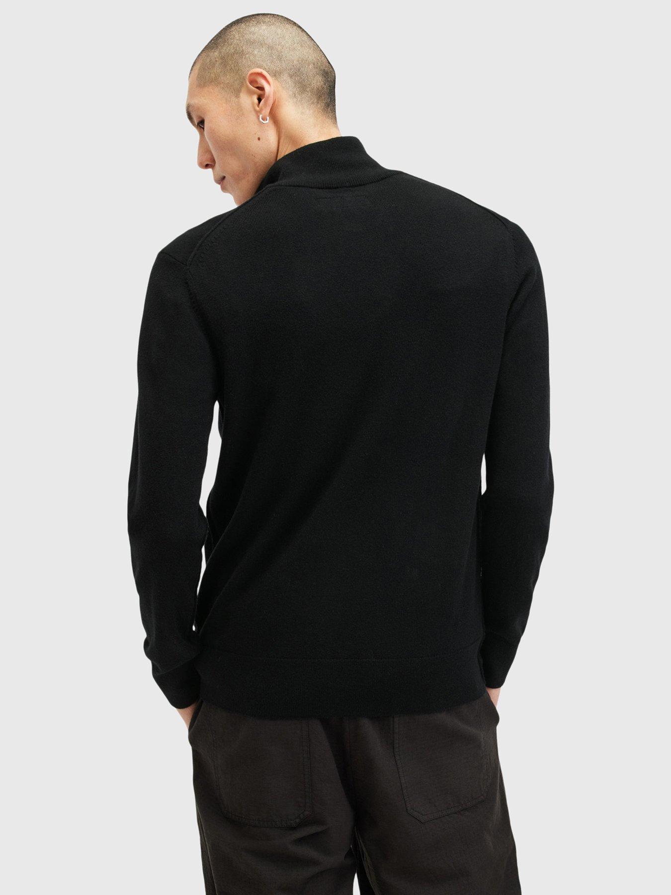 allsaints-kilburn-funnel-neck-zip-knitted-jumper-blackstillFront