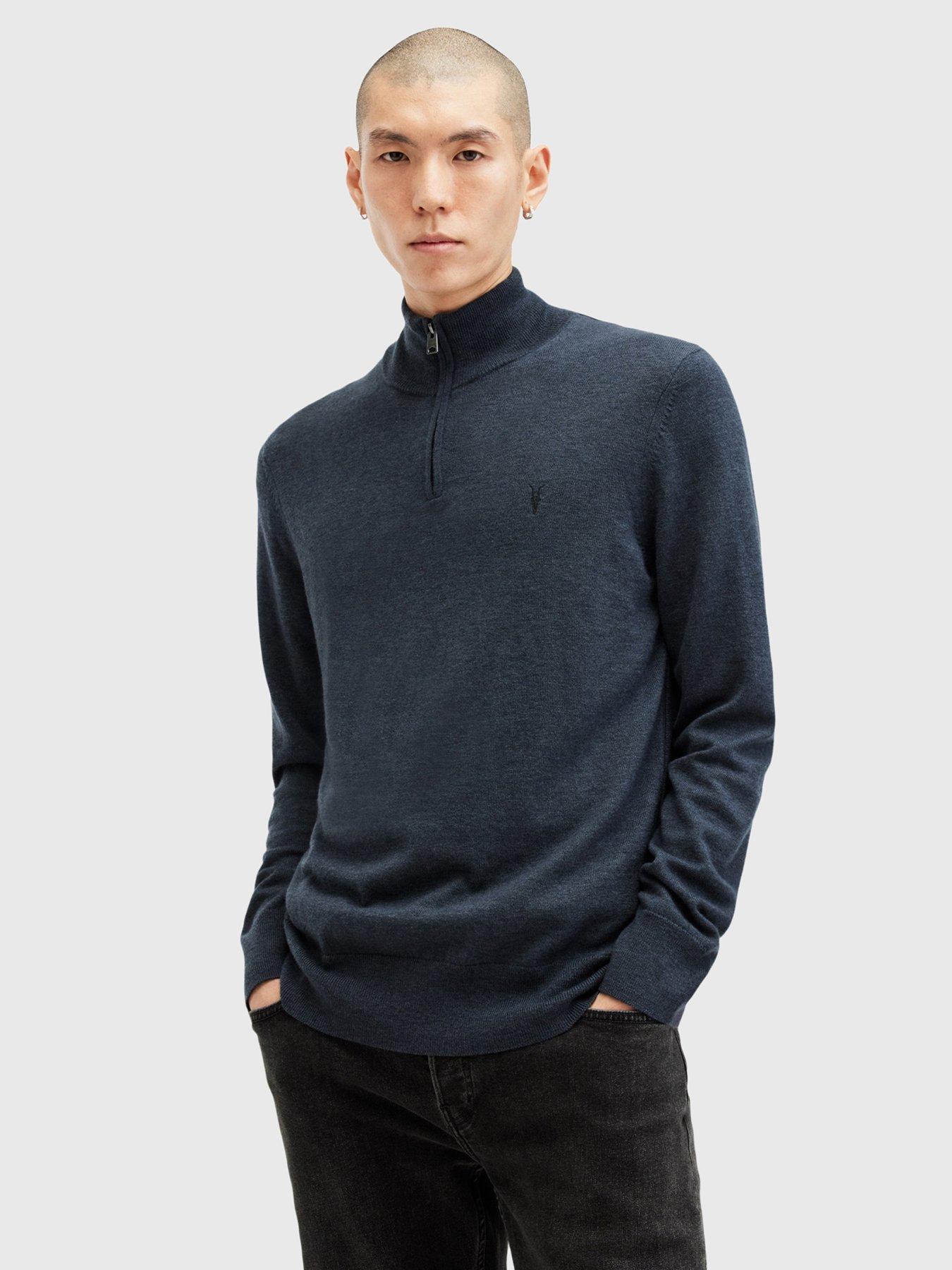 allsaints-allsaints-kilburn-funnel-neck-zip-knitted-jumper-blue