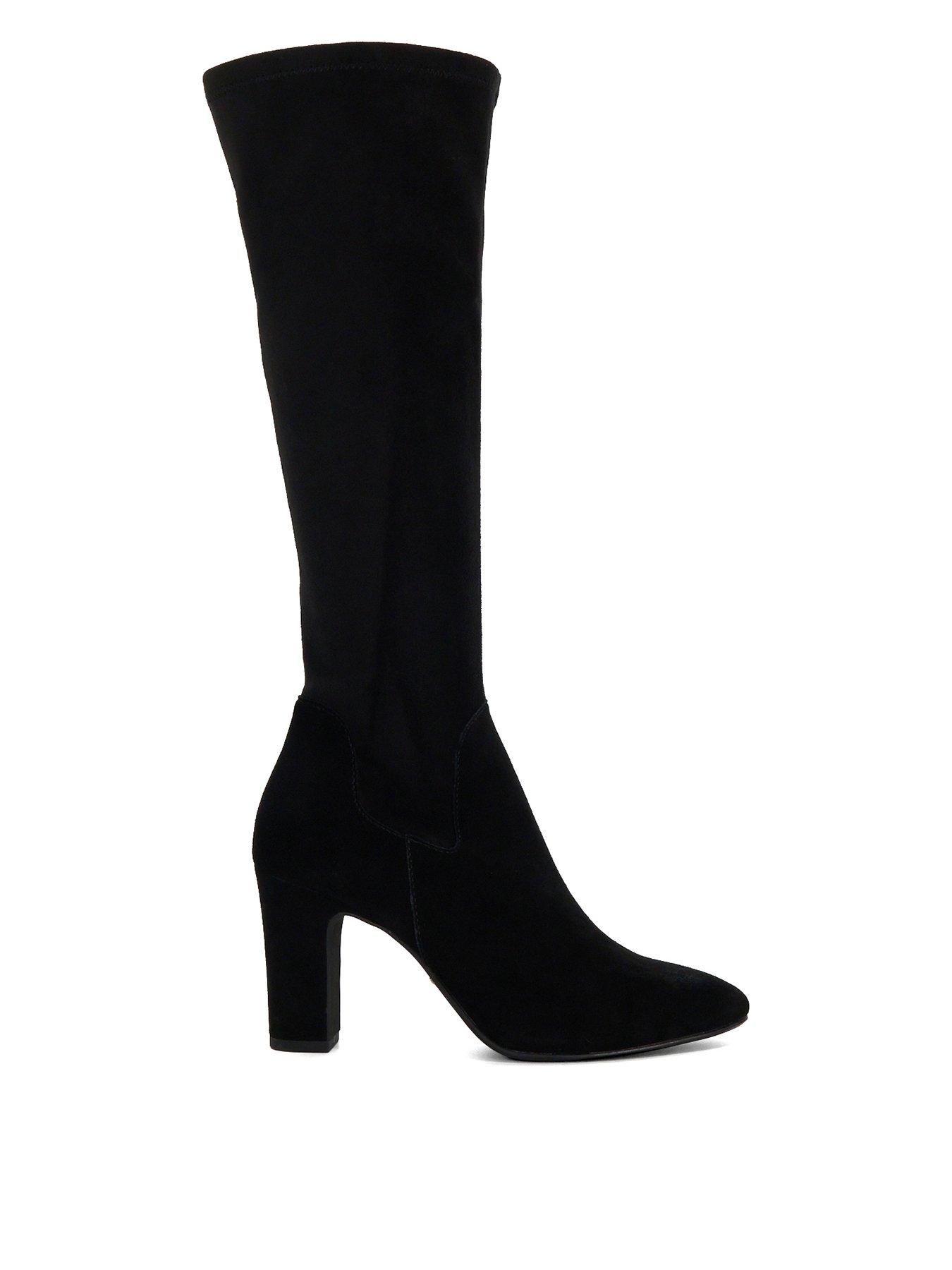 dune-london-wide-fit-simple-knee-high-heel-boot-black