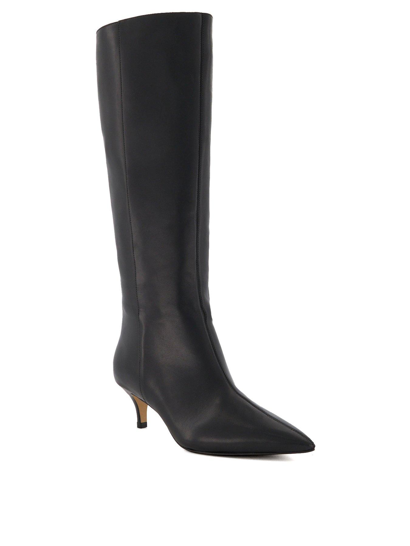 dune-london-wide-fit-smooth-knee-high-kitten-heel-boot-blackstillFront