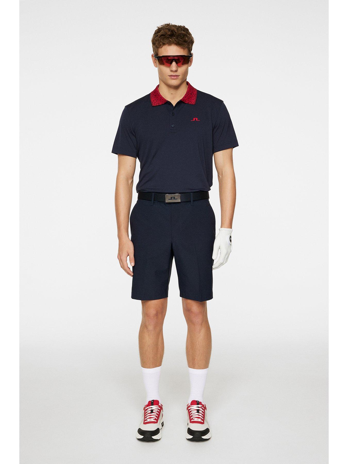 Image 3 of 5 of J LINDEBERG Mens Golf Glen Regular Fit Polo - Navy