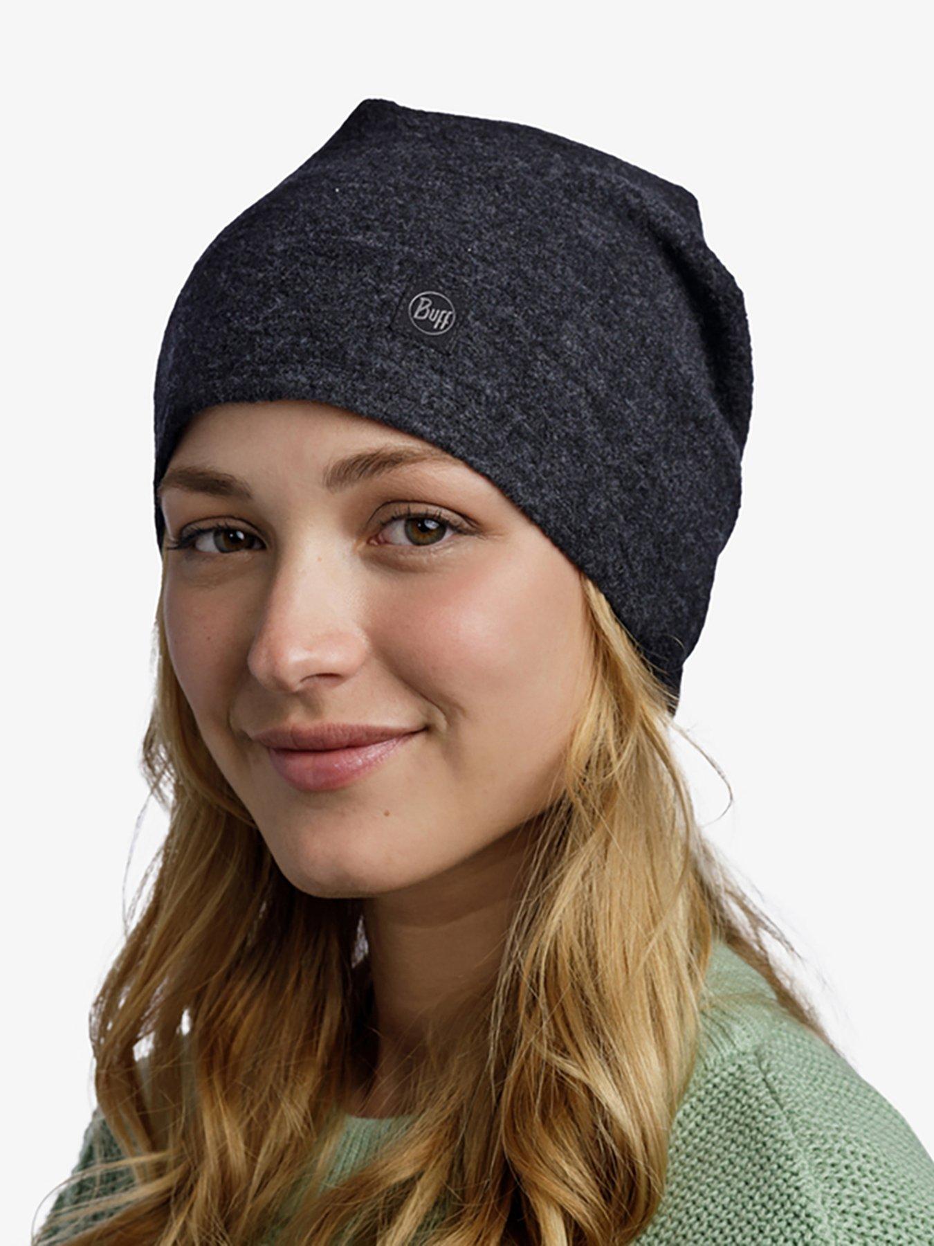 buff-unisex-merino-fleece-beanie-black-blackstillFront