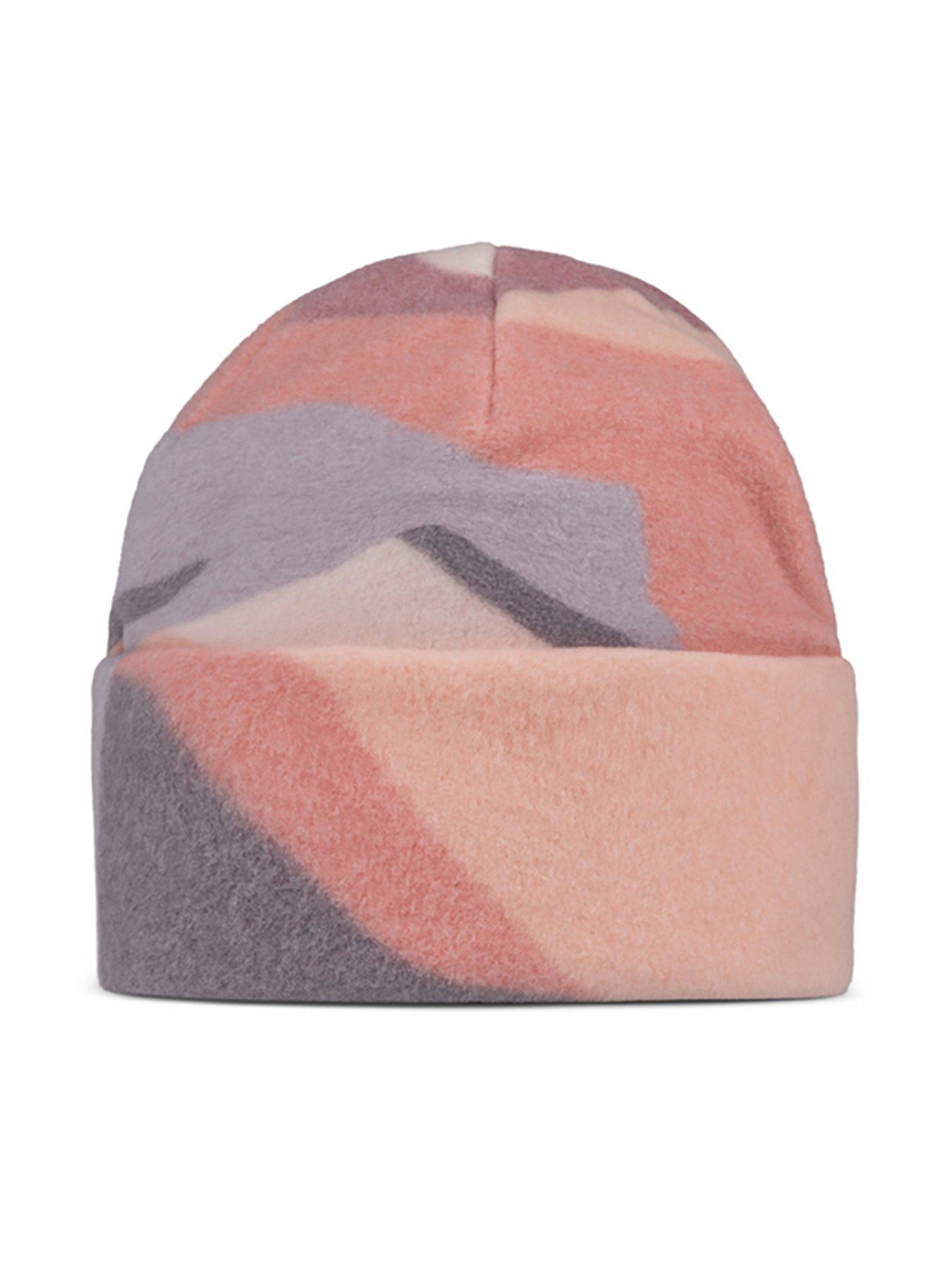 buff-unisex-polar-print-beanie-hat-pink-print