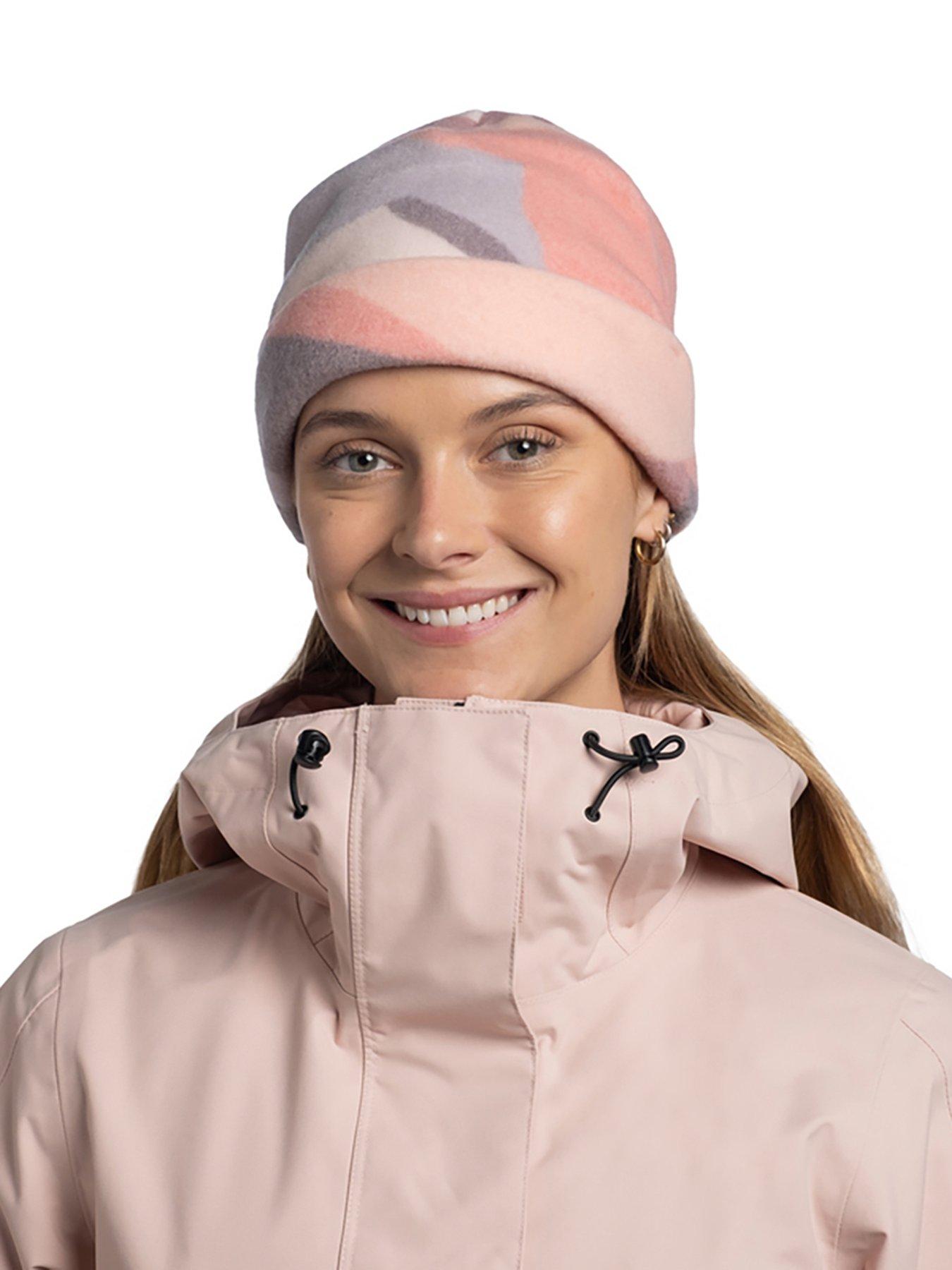 buff-unisex-polar-prints-beanie-sunif-multi-pinkstillFront
