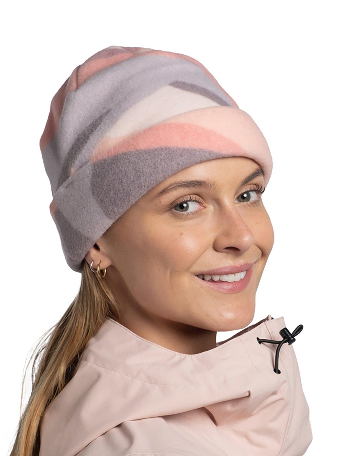 buff-unisex-polar-prints-beanie-sunif-multi-pinkback
