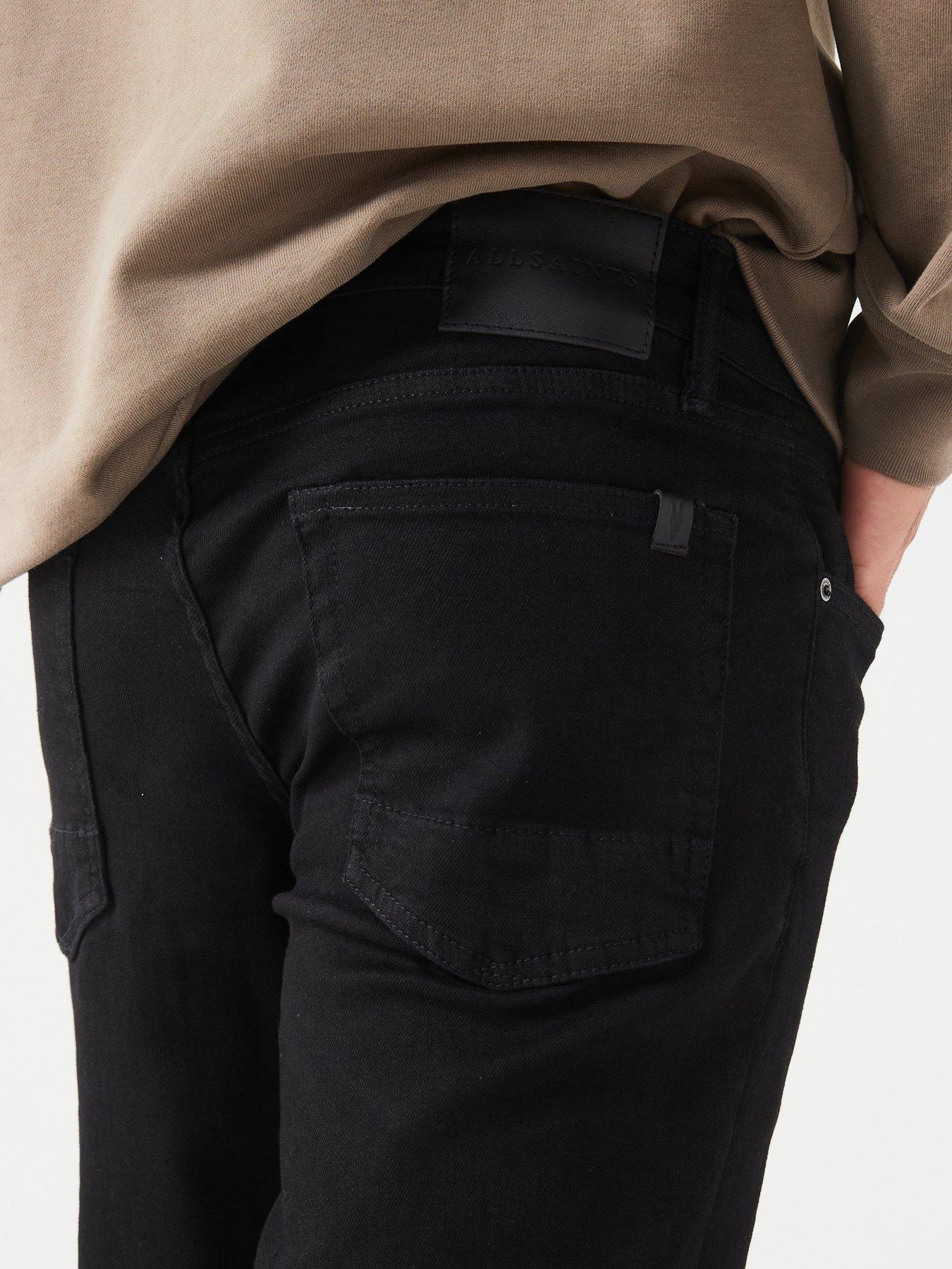 Image 4 of 6 of AllSaints Sid Skinny Jeans - Black