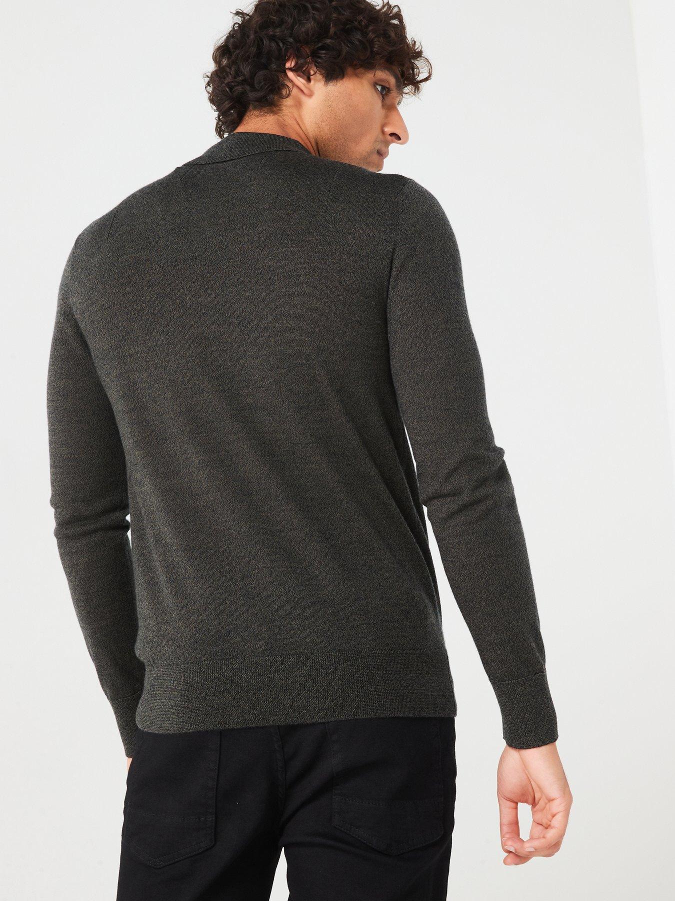 allsaints-mode-merino-long-sleeve-knitted-polo-dark-greenstillFront