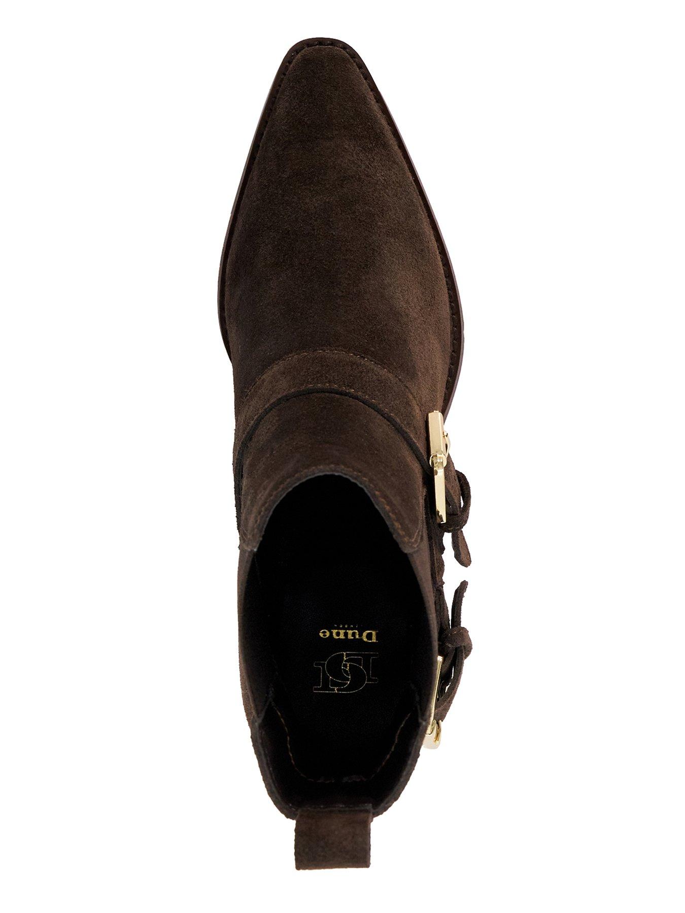 dune-london-panino-buckle-detail-suede-western-boot-brownoutfit