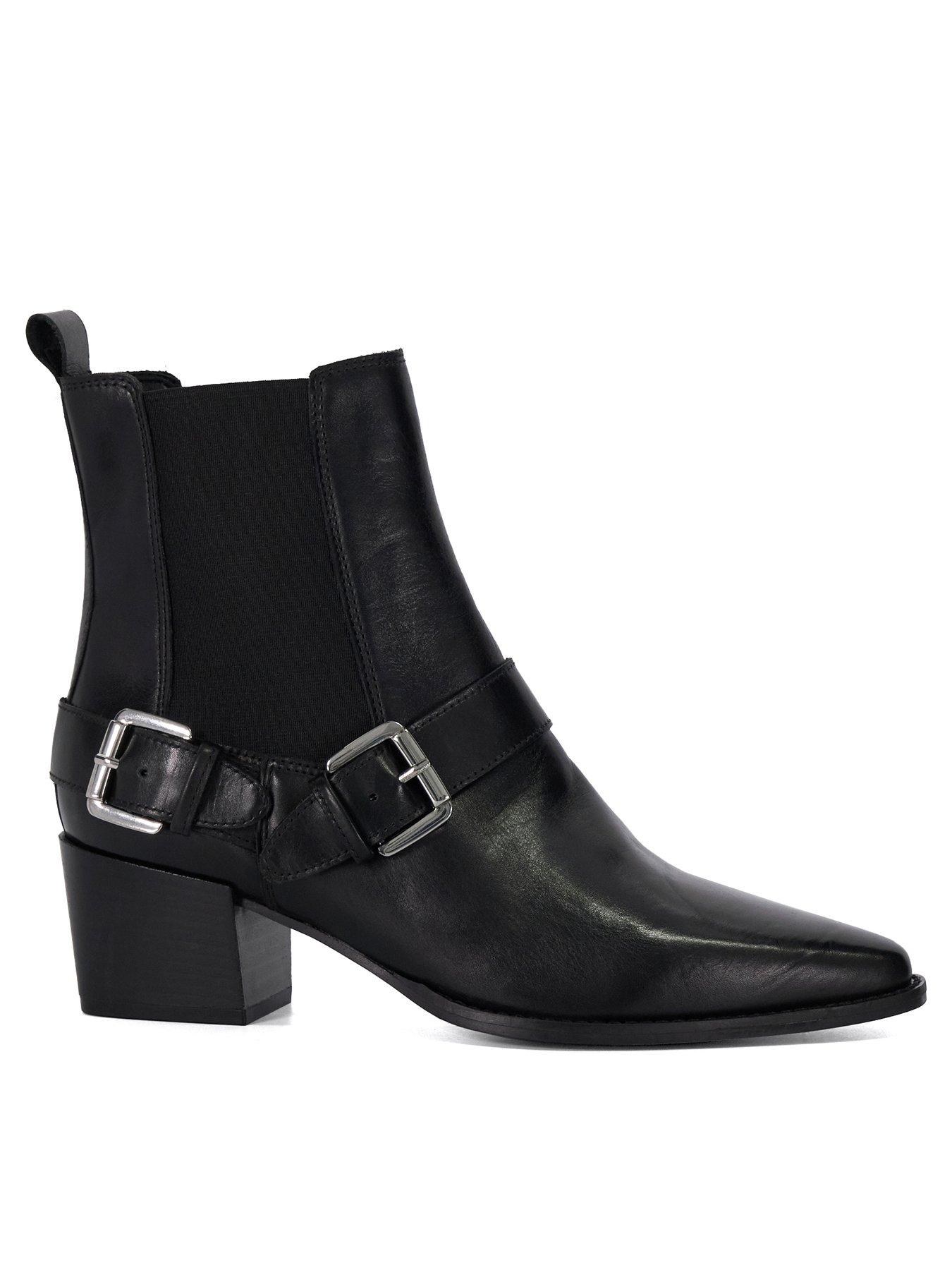 Dune rockerr calf boots black best sale