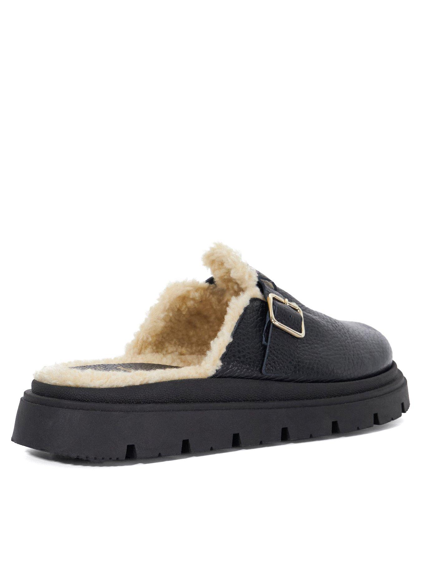 dune-london-gene-leather-faux-shearling-lined-clogs-blackback