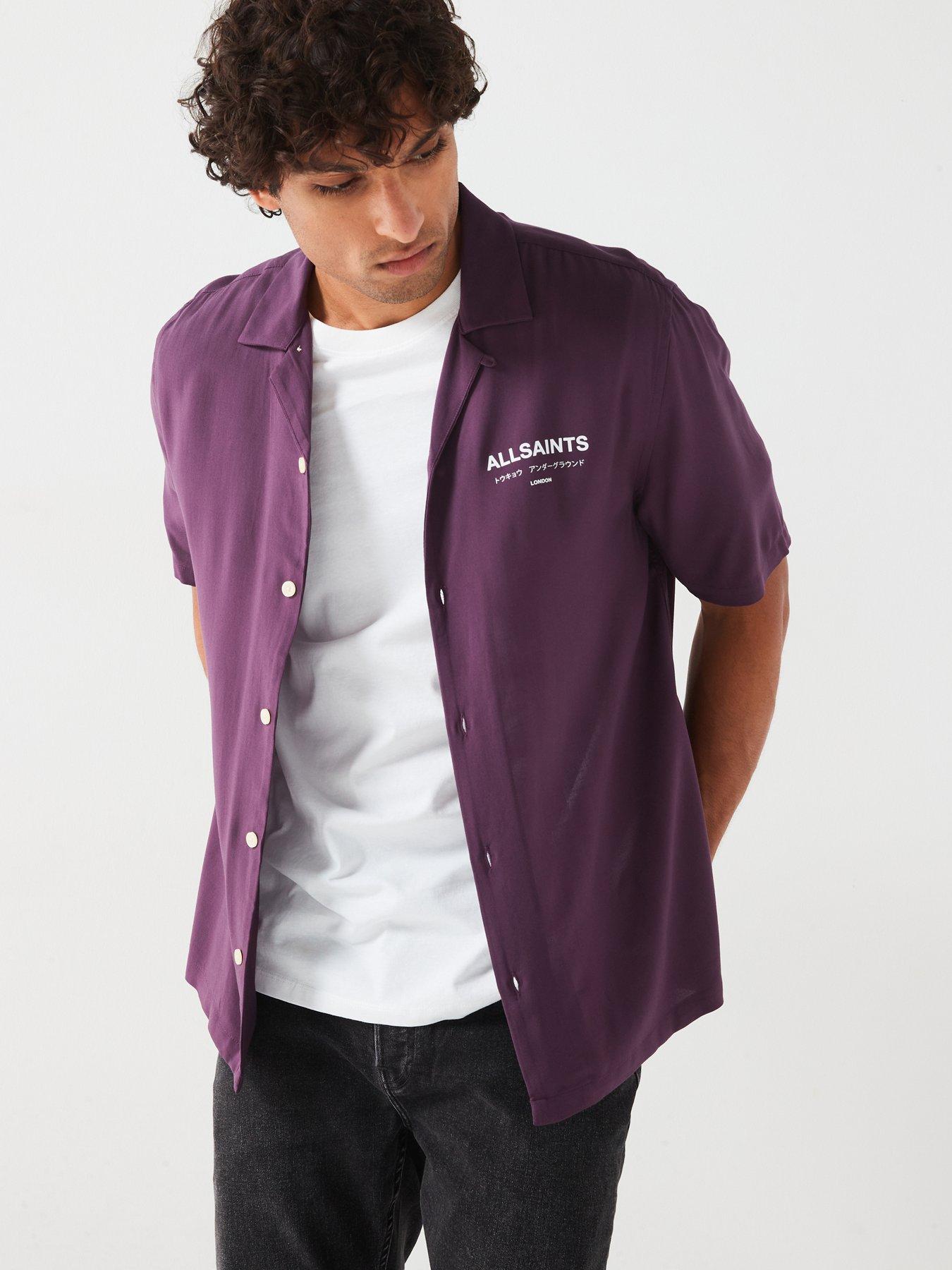 allsaints-allsaints-underground-shirt-dark-purpleoutfit