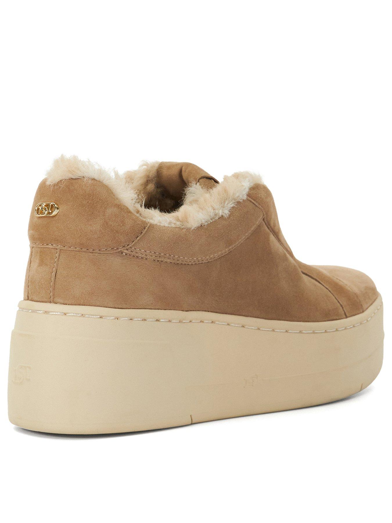 dune-london-esthie-slip-on-shearling-lined-trainers-light-brownback