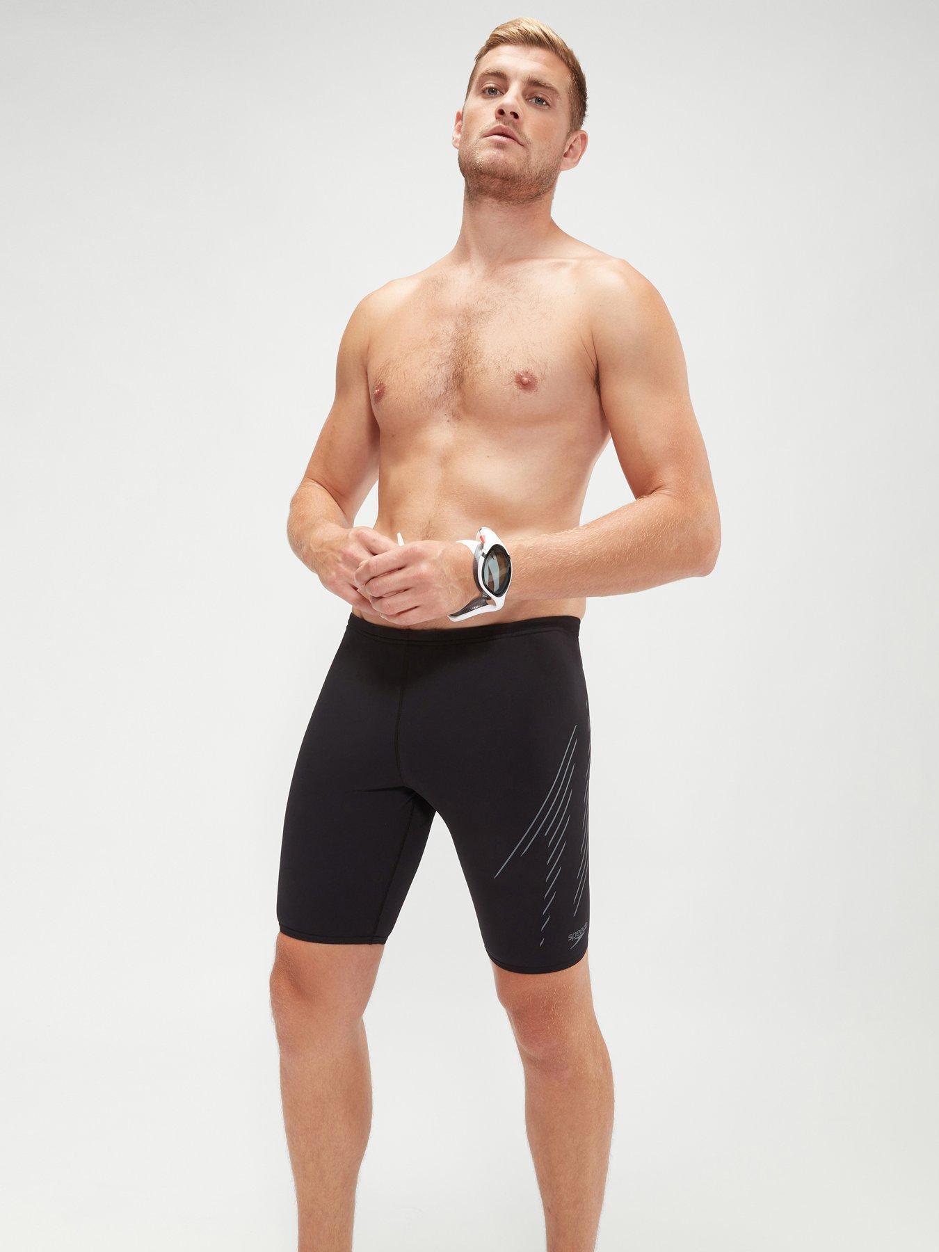 speedo-mens-hyperboom-placement-jammer-blackstillFront