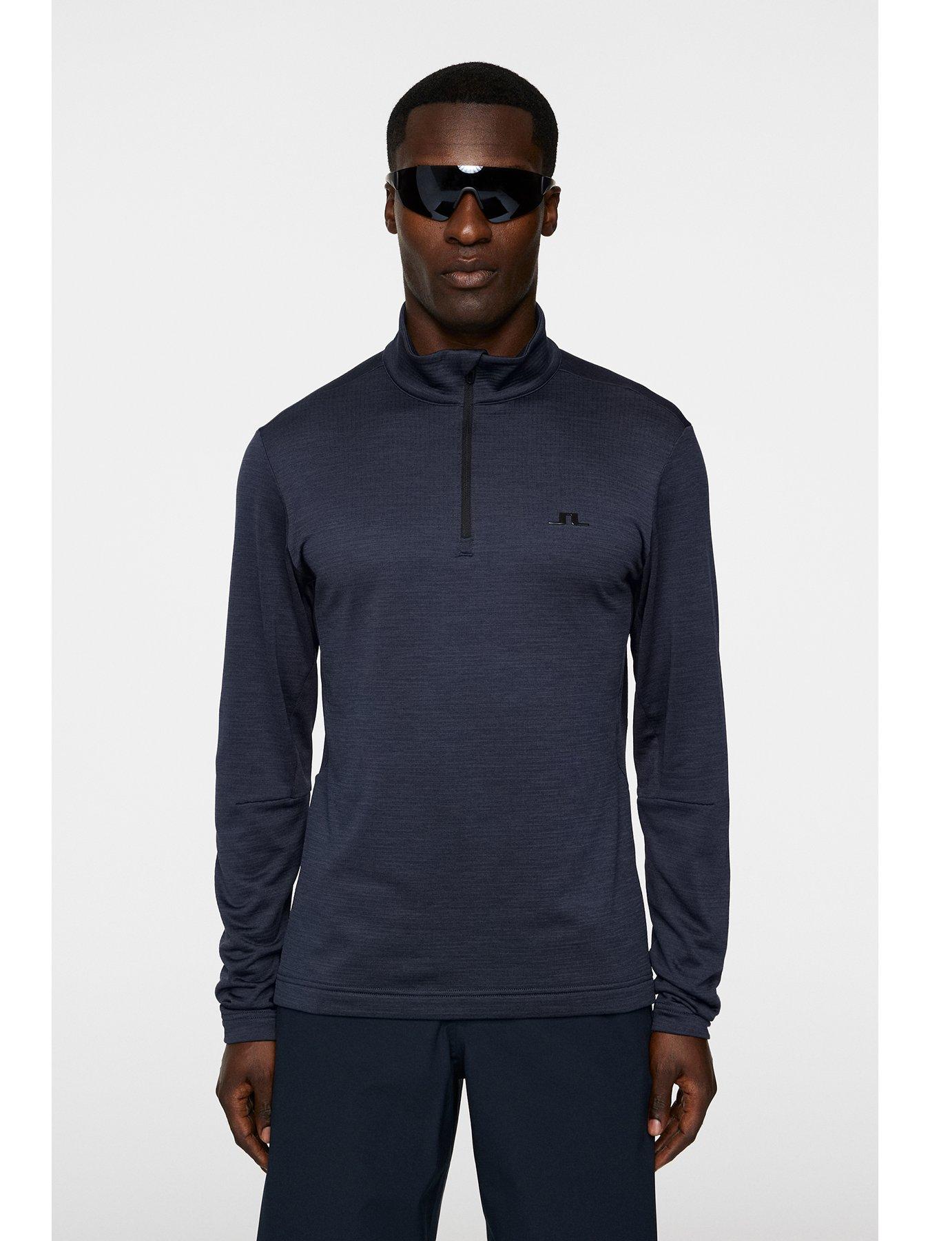 undefined Mens Golf Destry Zip Midi Layer - Navy