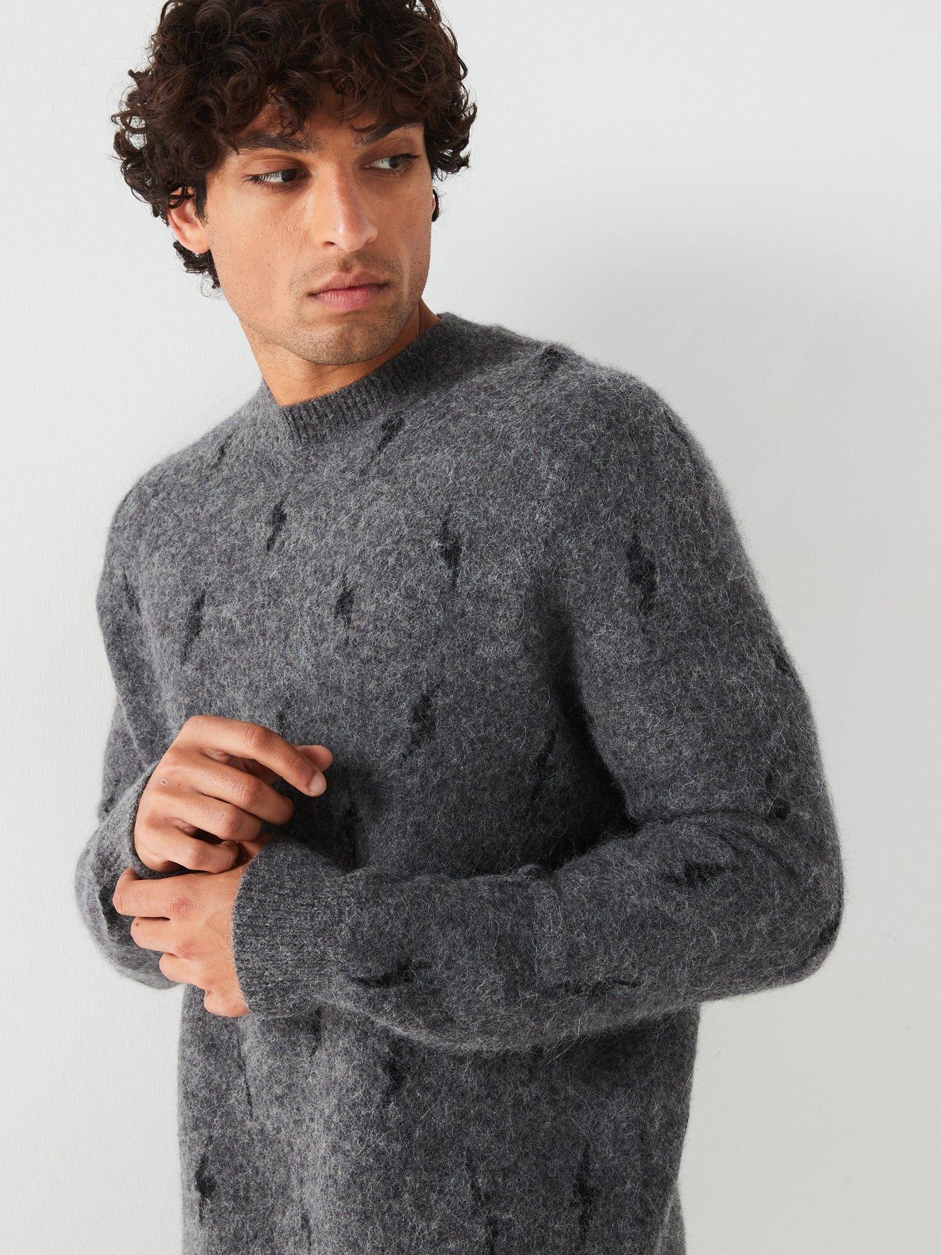 allsaints-allsaints-zap-crew-knitted-jumper-dark-greyoutfit