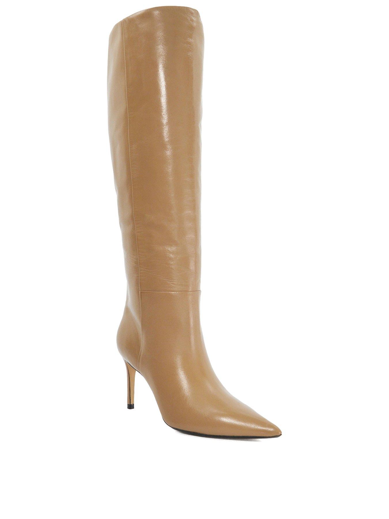 dune-london-serve-leather-knee-high-boot-caramelstillFront