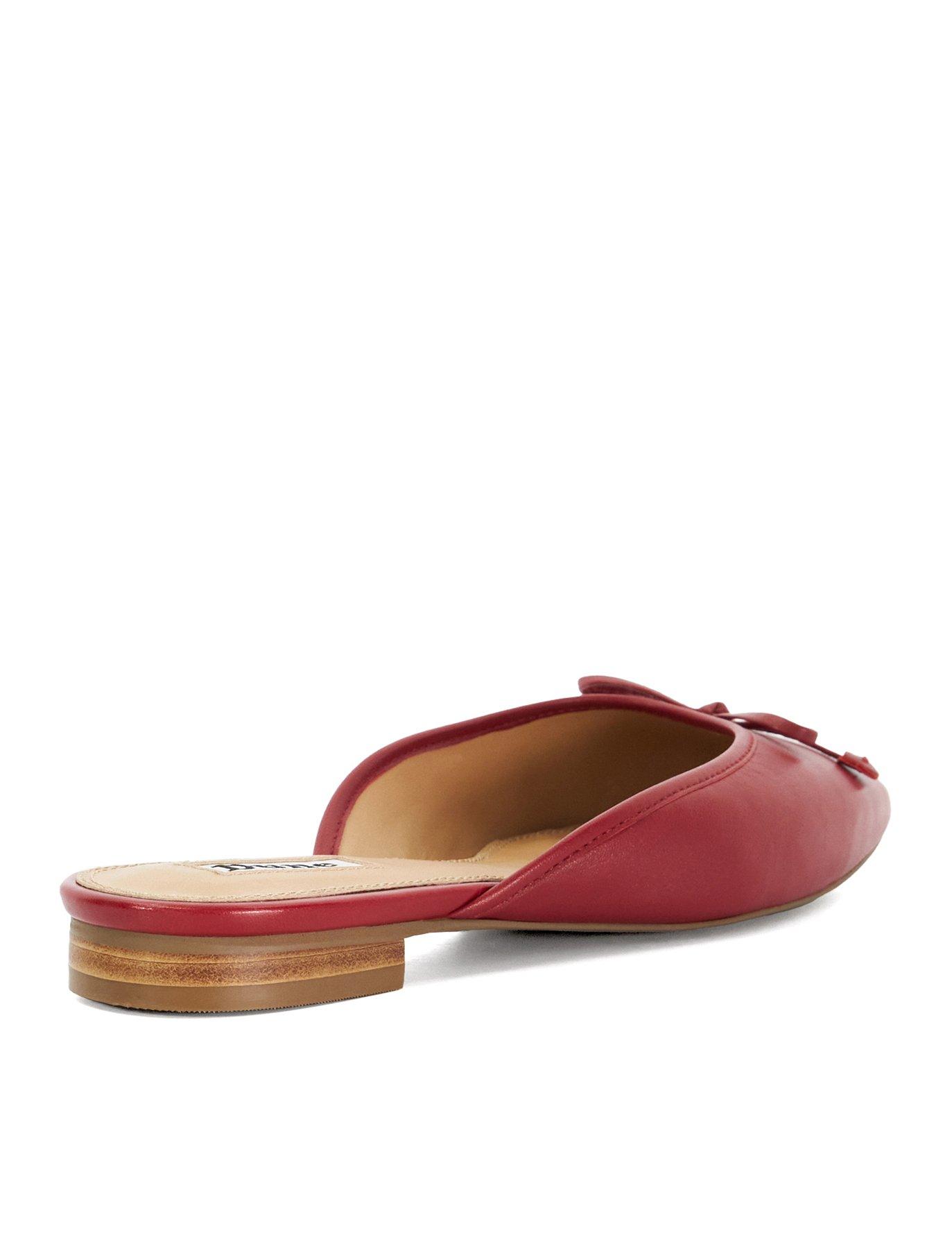 dune-london-haylas-ballet-flat-mules-dark-redback