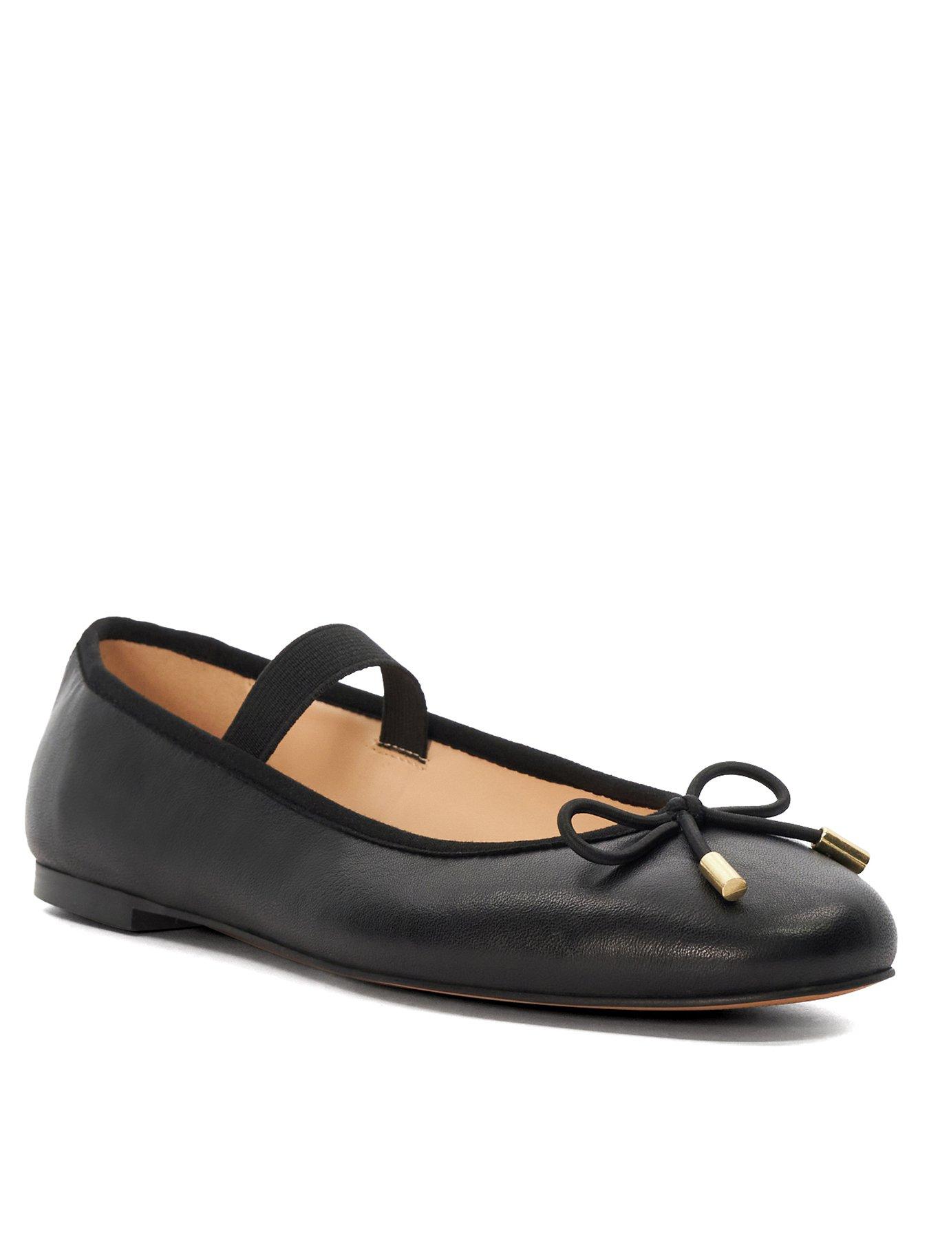 dune-london-helenas-leather-ballet-flat-with-elastic-strap-blackstillFront