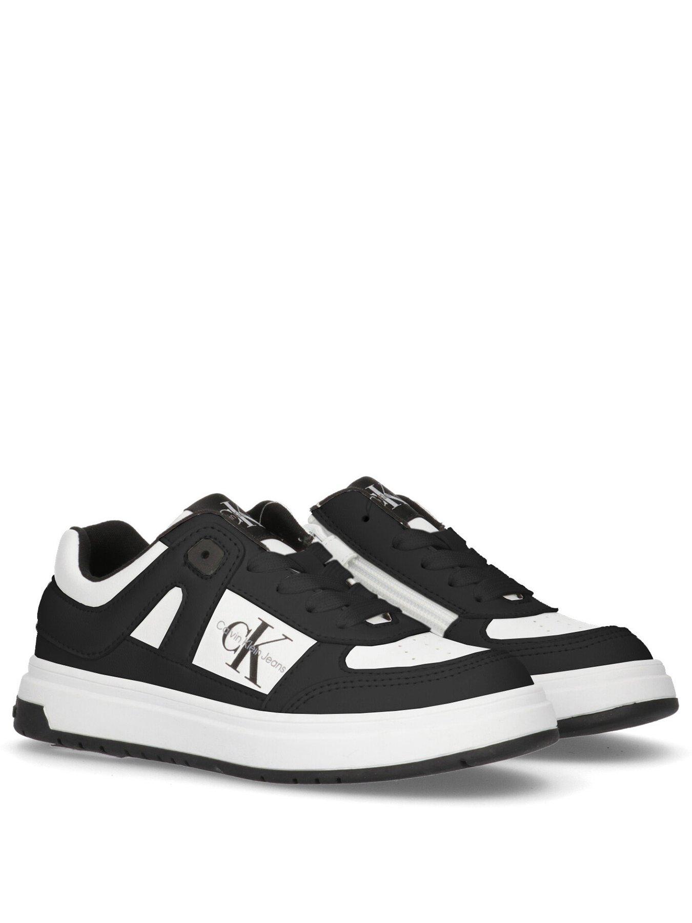 calvin-klein-jeans-kids-low-cut-lace-up-sneaker-blackstillFront