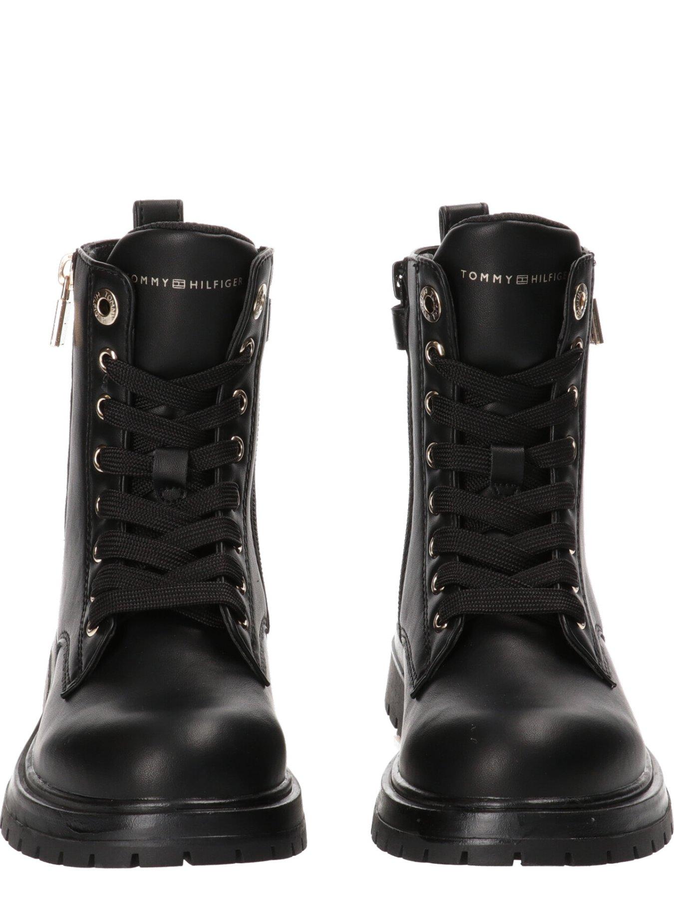 tommy-hilfiger-girls-lace-up-boot-blackoutfit