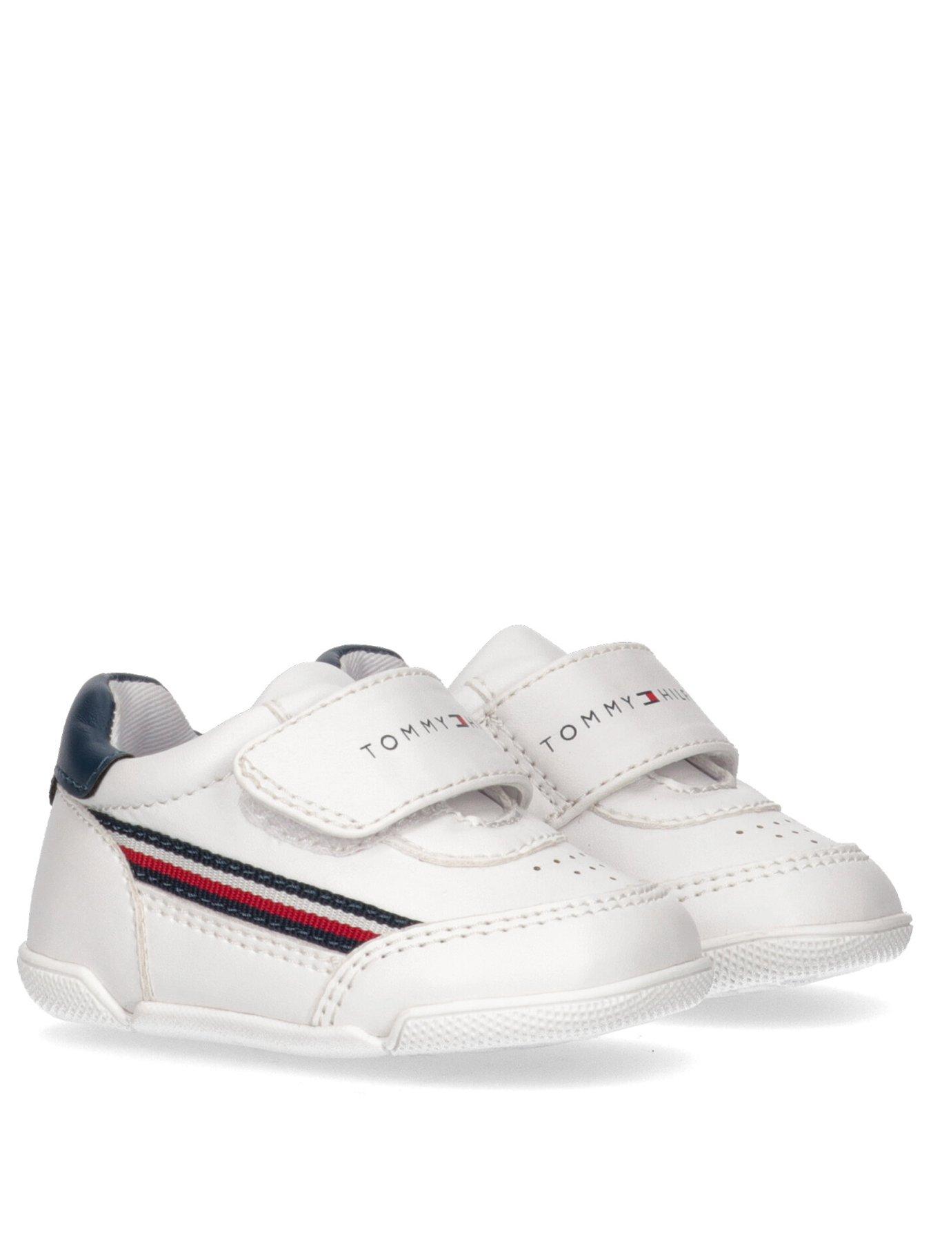 tommy-hilfiger-baby-flag-low-cut-velcro-shoe-whitestillFront