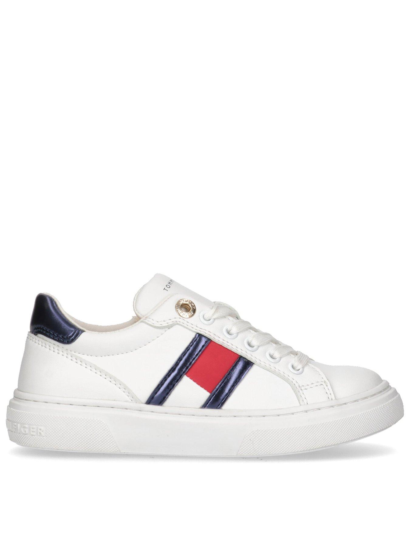 tommy-hilfiger-girls-daphne-flag-low-cut-lace-up-trainer-white