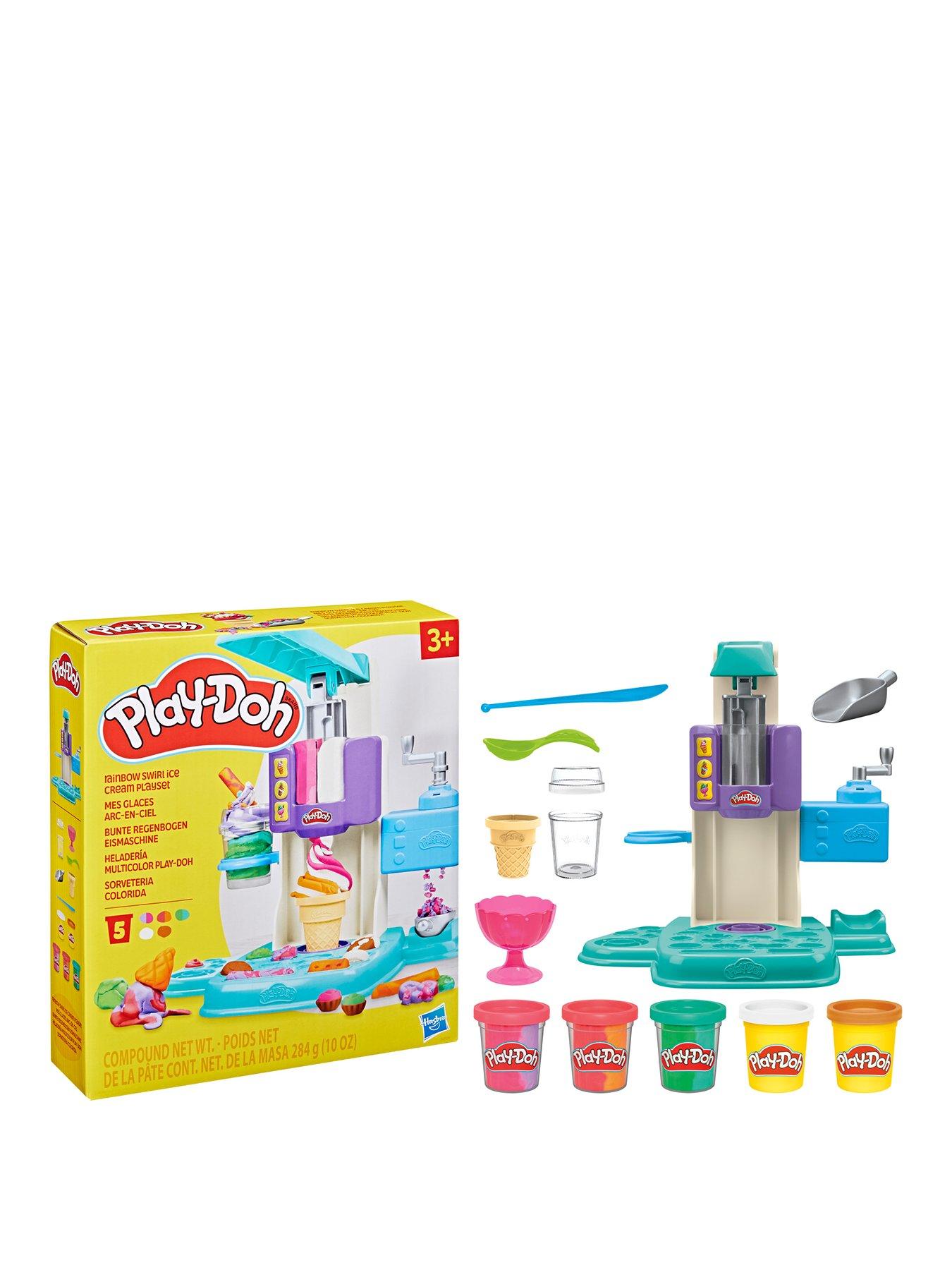 undefined Play Doh Rainbow Swirl Ice Cream Playset