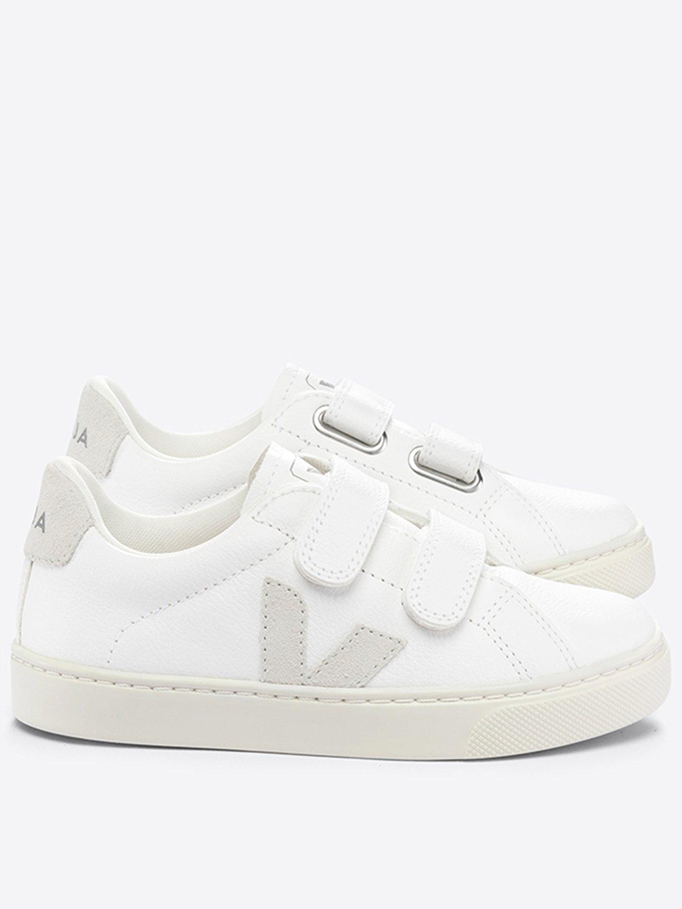 Image of Veja Infant Small Esplar Trainers - White/Beige
