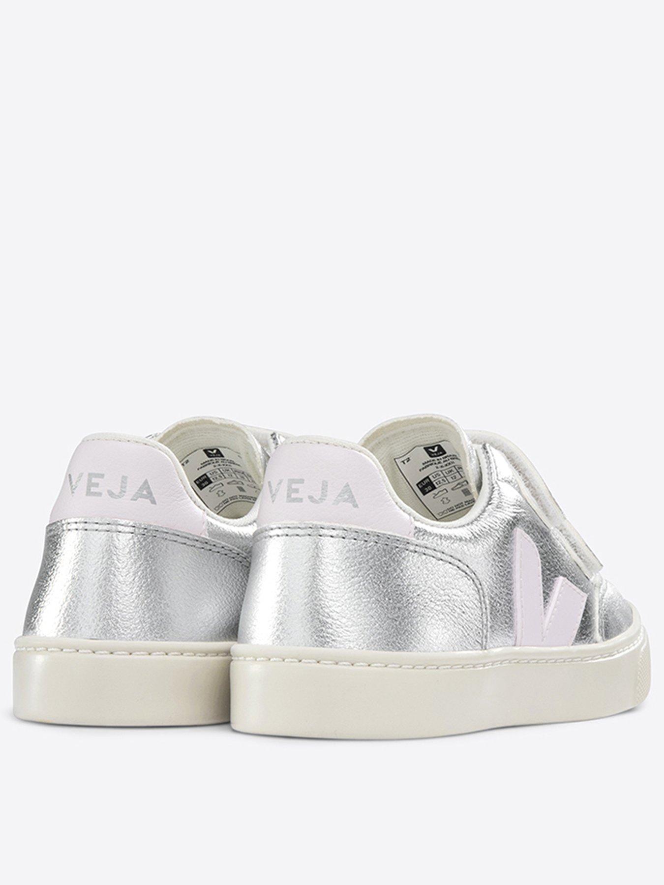 Image 3 of 4 of Veja Girls Infant Small V-12 Trainers - Silver
