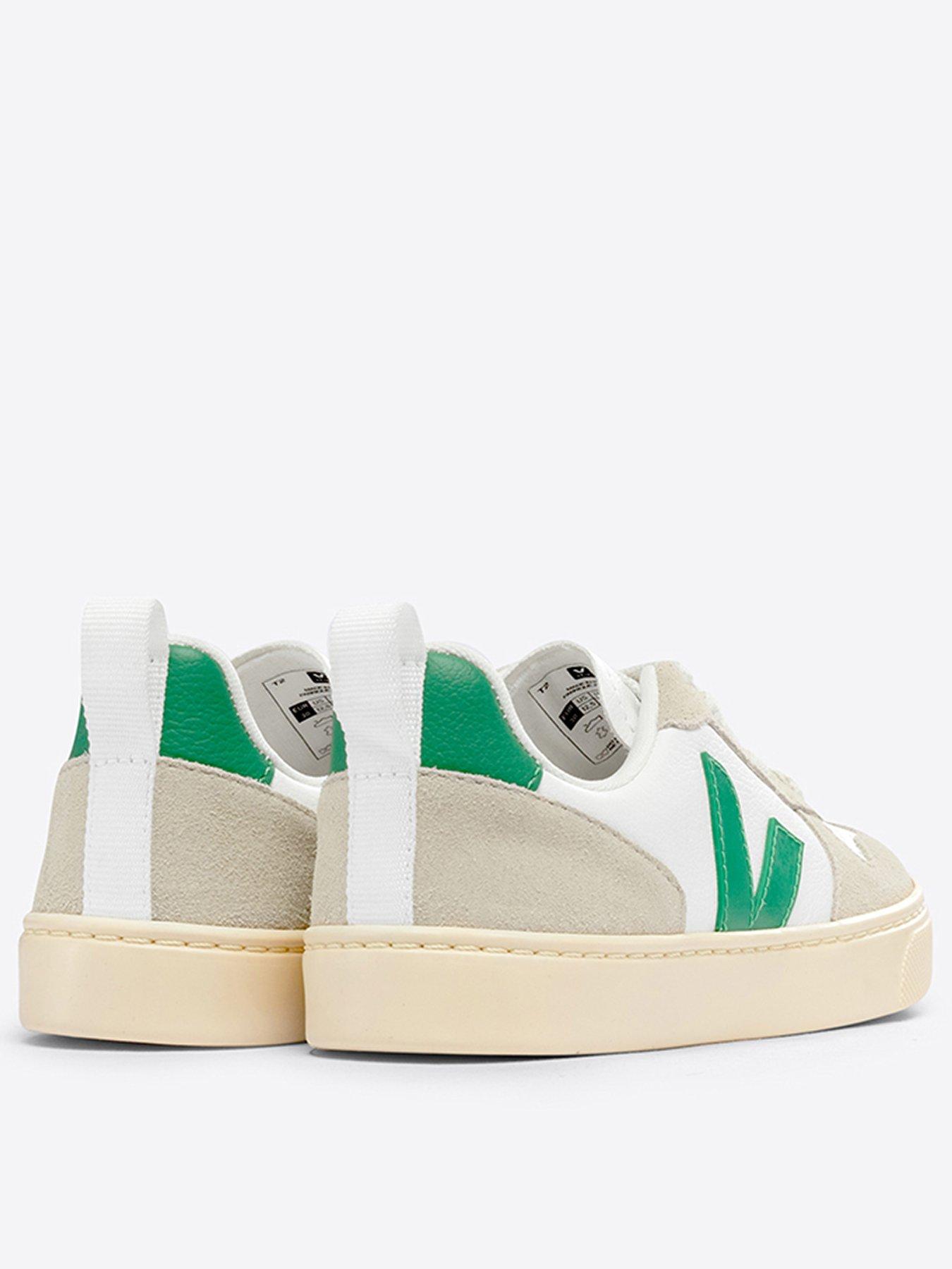 veja-junior-small-v-10-laces-trainers-whitegreenback