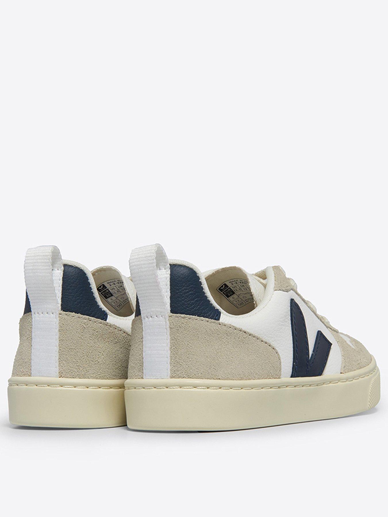 veja-junior-small-v-10-laces-trainers-whitenavyback