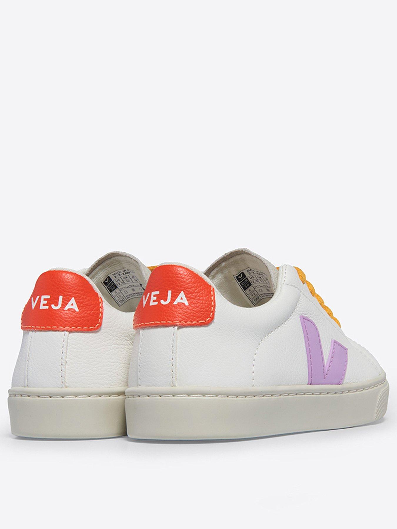 veja-girls-junior-small-esplar-laces-trainers-whiteorangeback