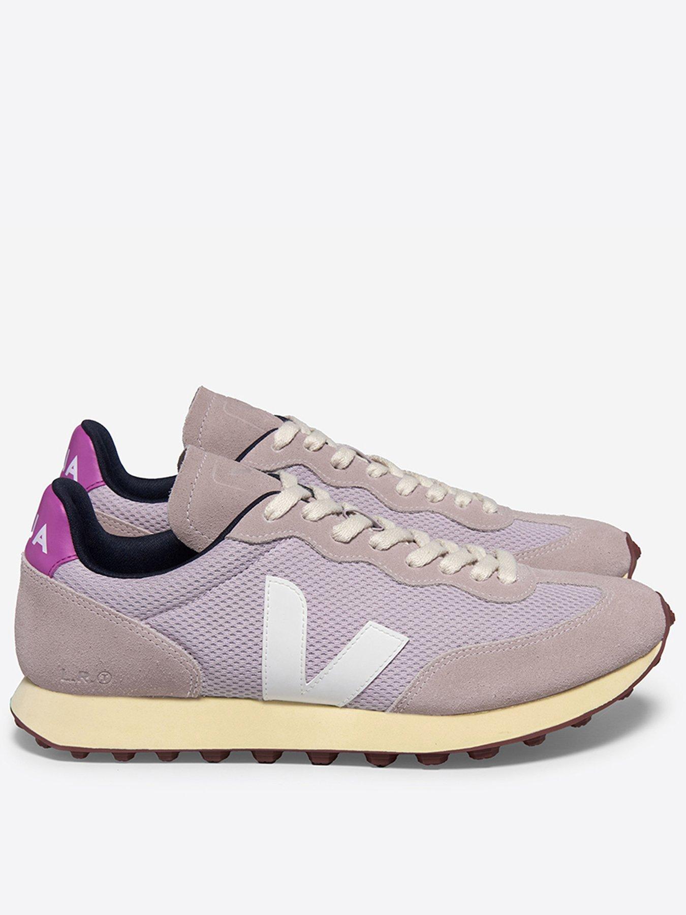 Veja Womens Rio Branco Trainers - Purple/White