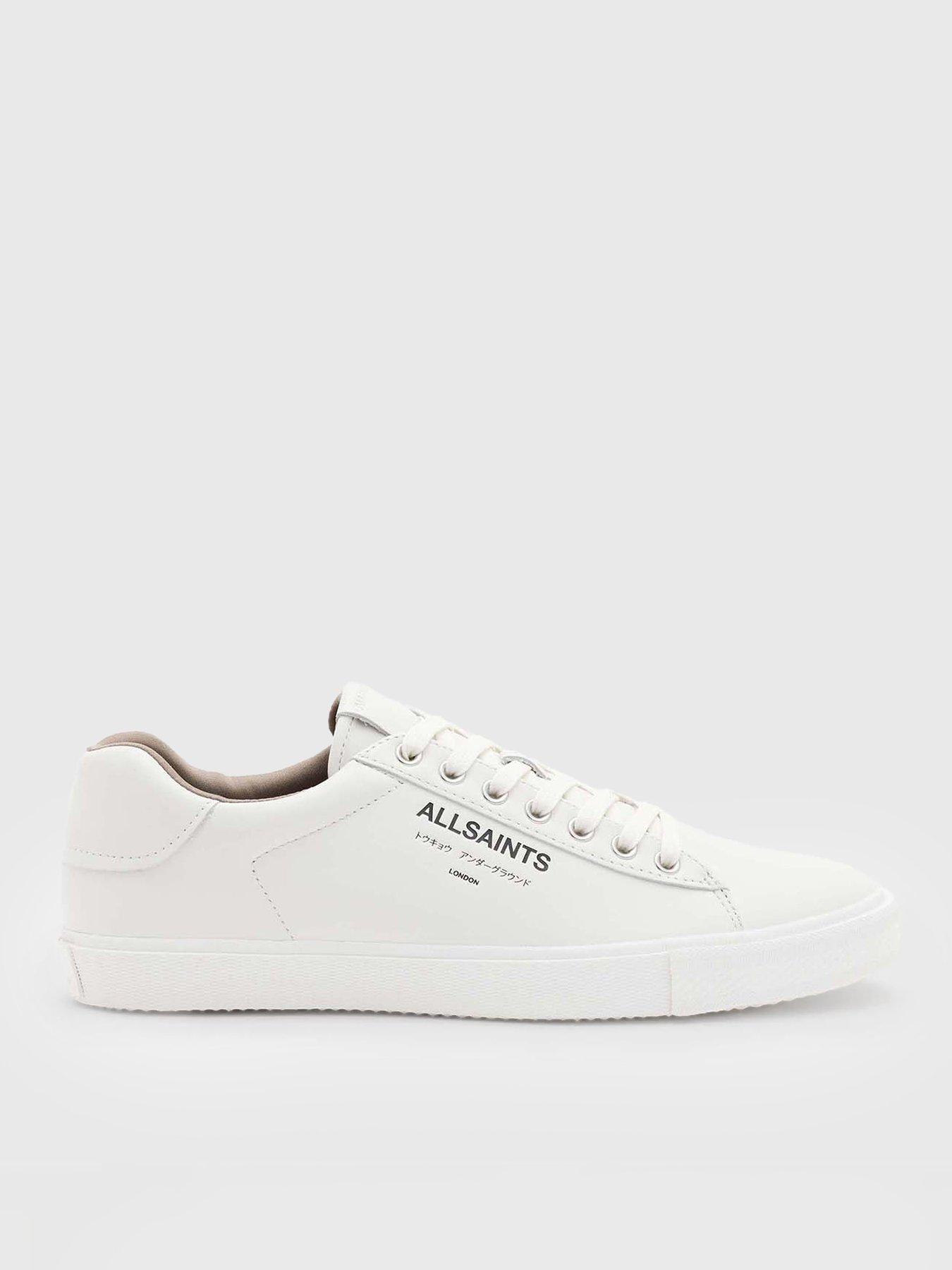 Image of AllSaints Allsaints Underground Leather Sneaker - White