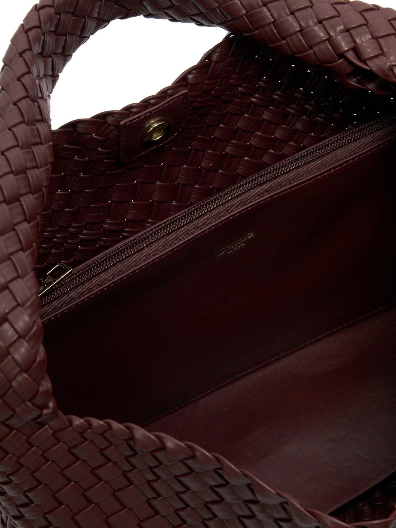 dune-london-deliberate-woven-shoulder-bagdetail