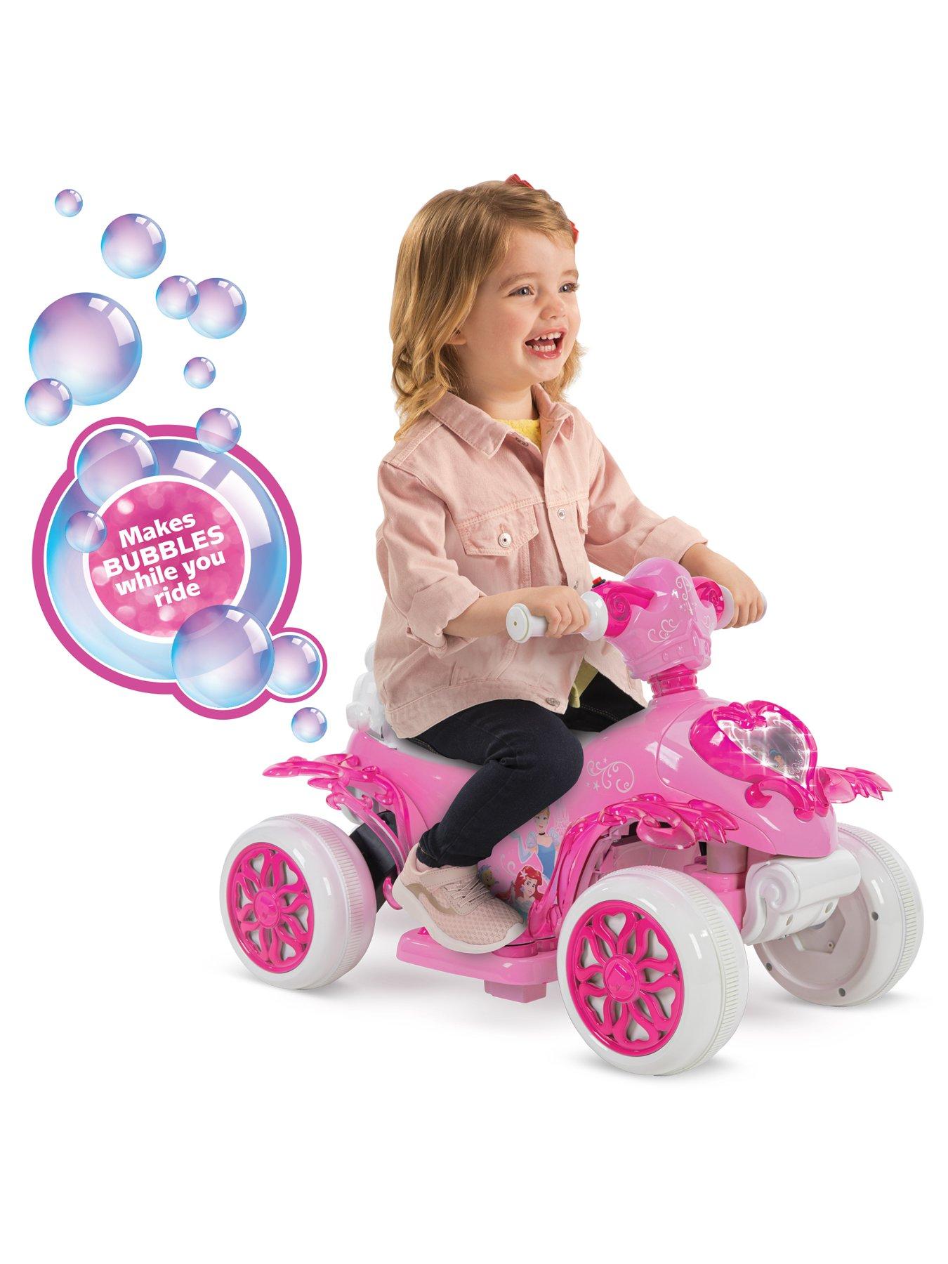Image 2 of 7 of Disney Princess Princess Bubble Quad 6v Ride-On