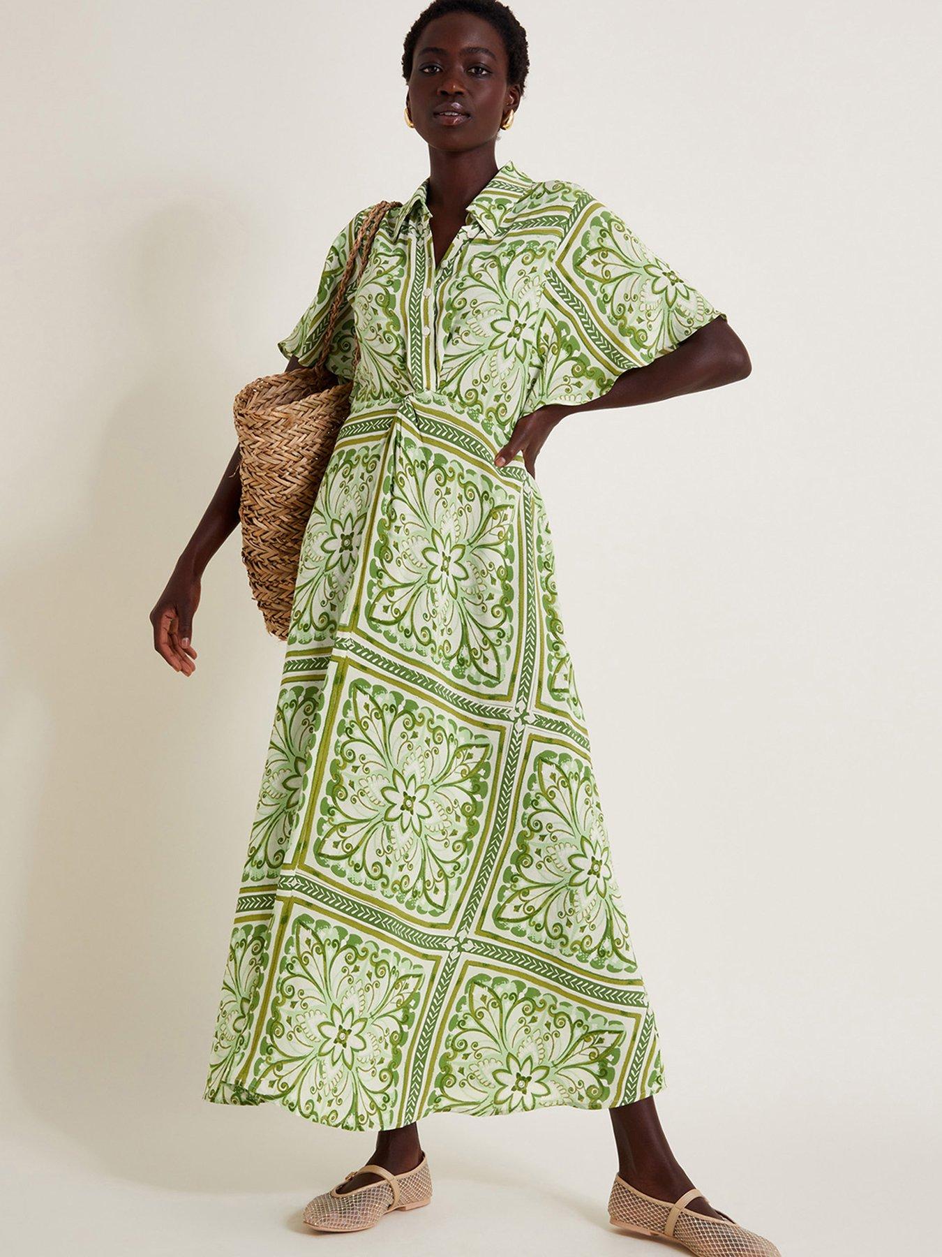 monsoon-emilia-shirt-dress-greendetail