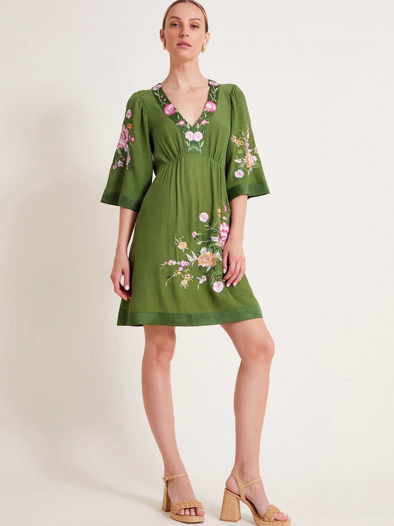 monsoon-alice-short-dress-greenoutfit