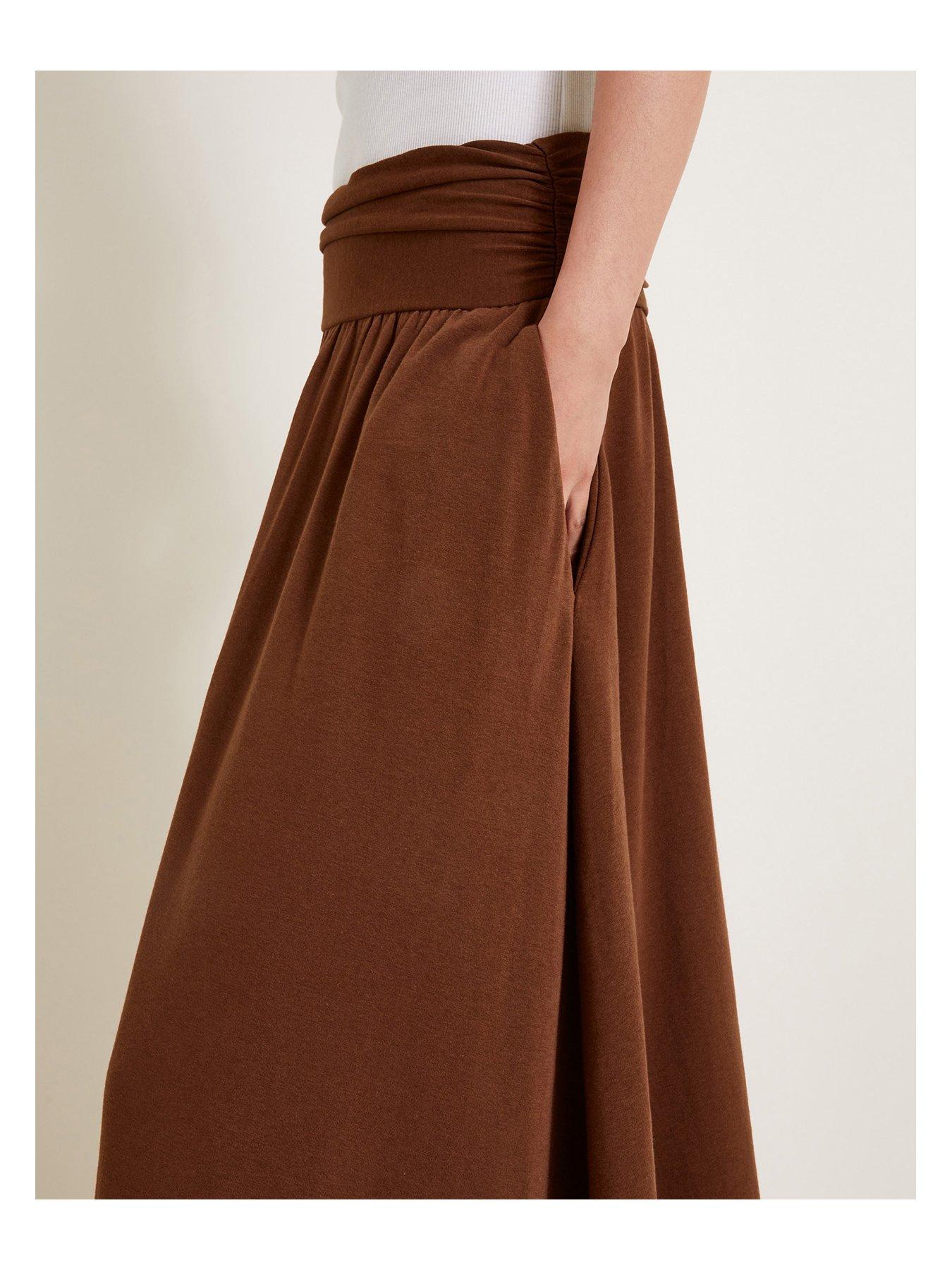 monsoon-jourdana-jersey-skirt-brownoutfit