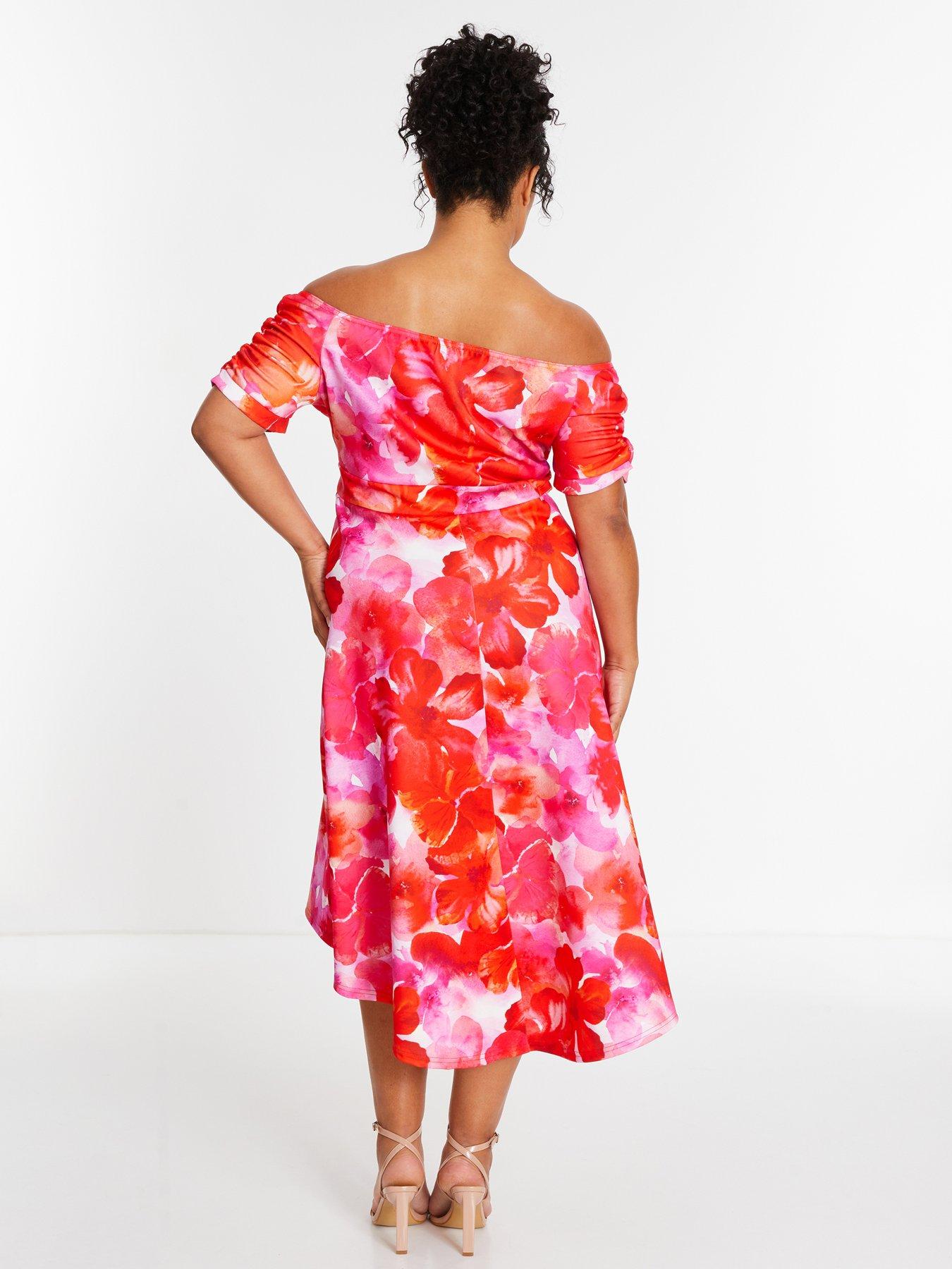 quiz-curve-red-floral-bardot-dip-hem-midi-dressstillFront