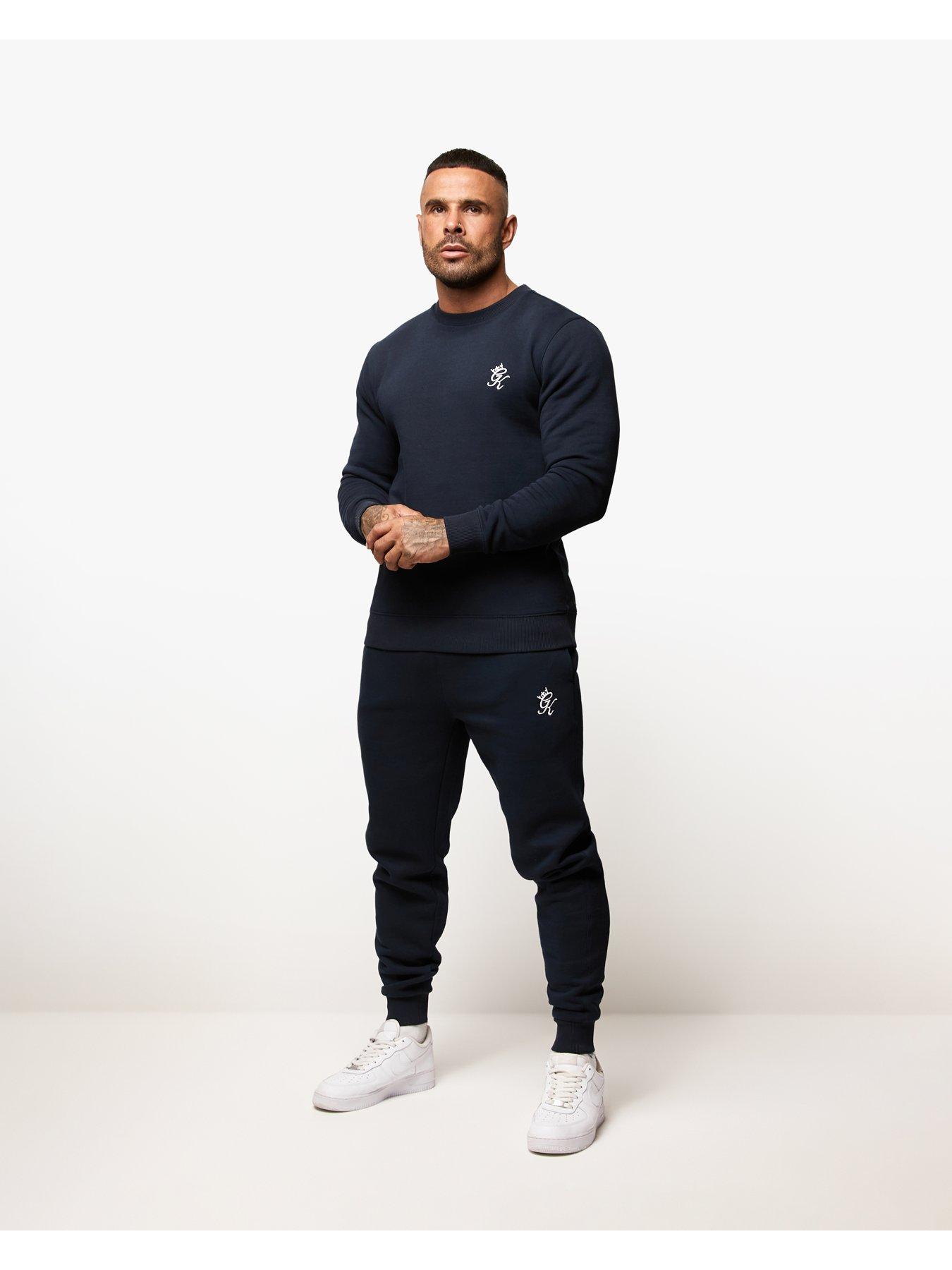 gym-king-mens-fundamental-fleece-crew-blackoutfit