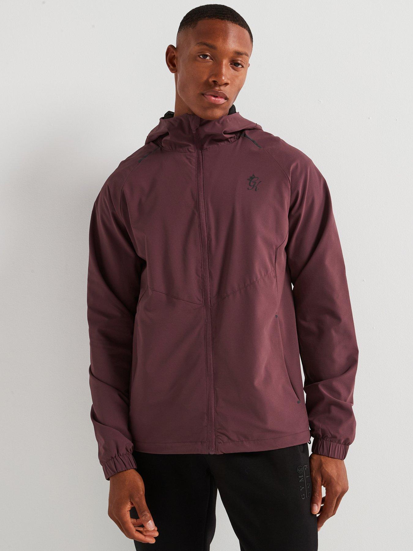 undefined Mens Elite Ripstop Tracksuit Top - Deep Plum