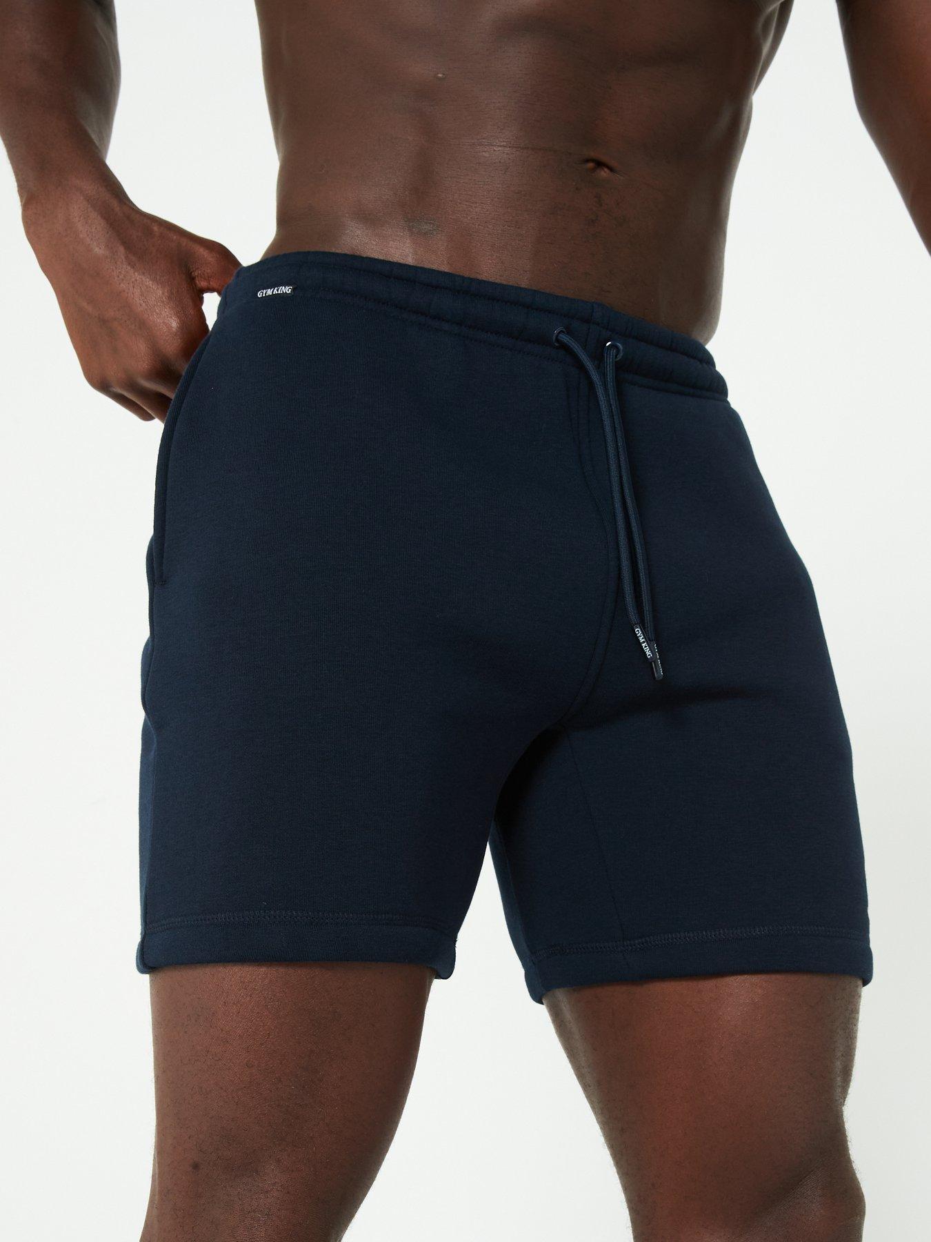 gym-king-mens-fundamental-fleece-short-navyoutfit