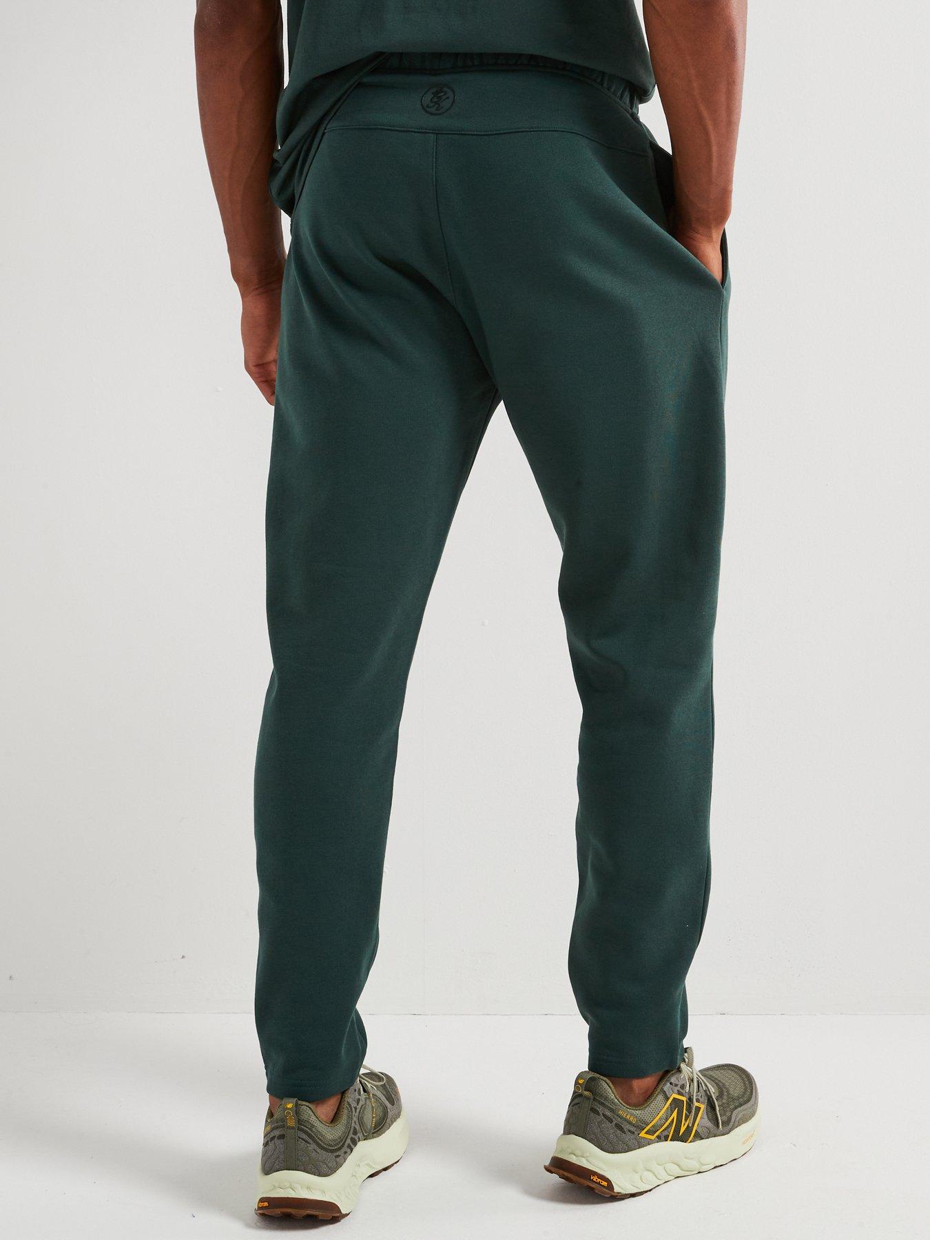 gym-king-mens-pro-logo-fleece-jogger-deep-forest-greenstillFront