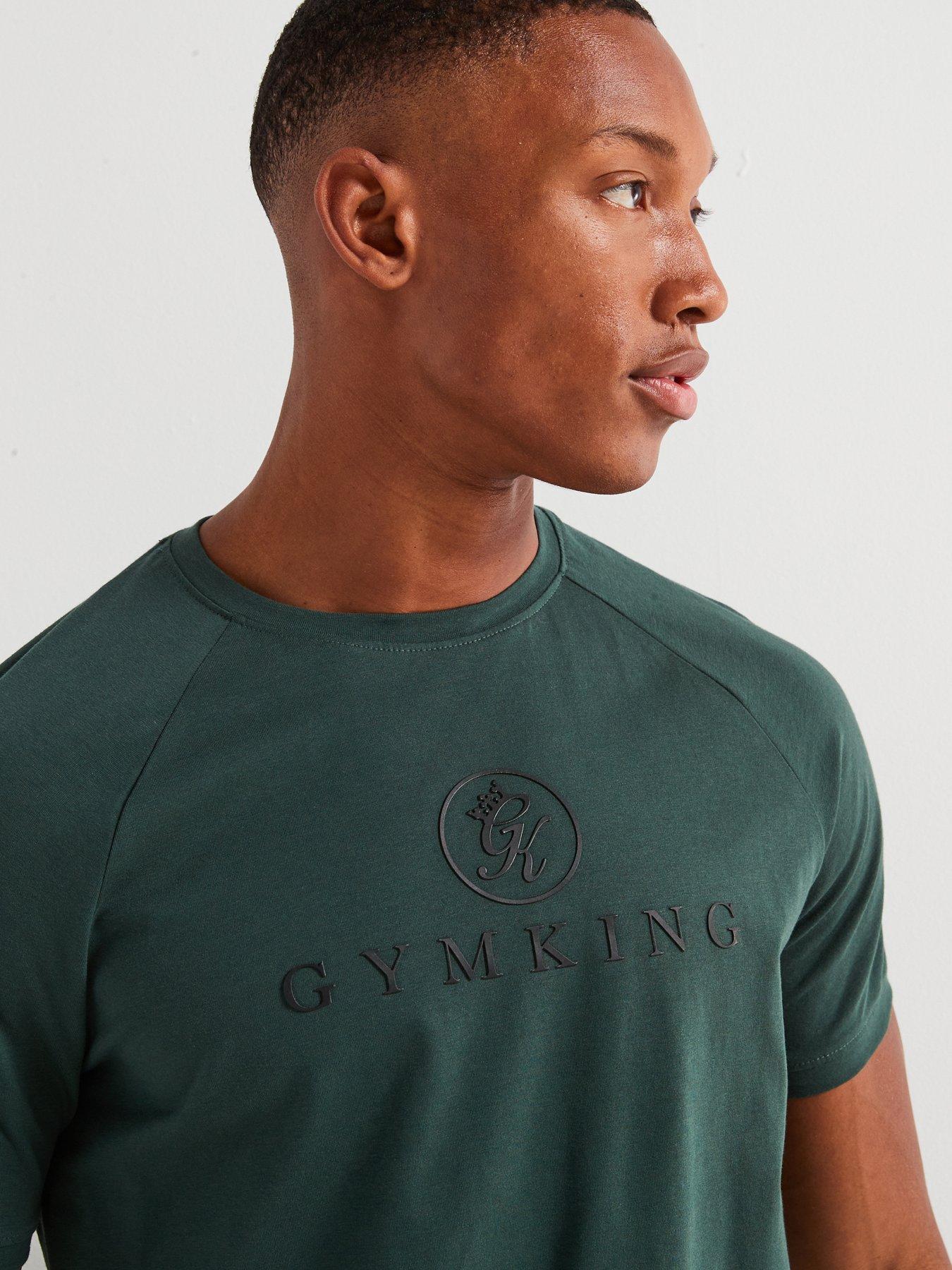 gym-king-mens-pro-logo-jersey-tee-deep-forest-greenoutfit