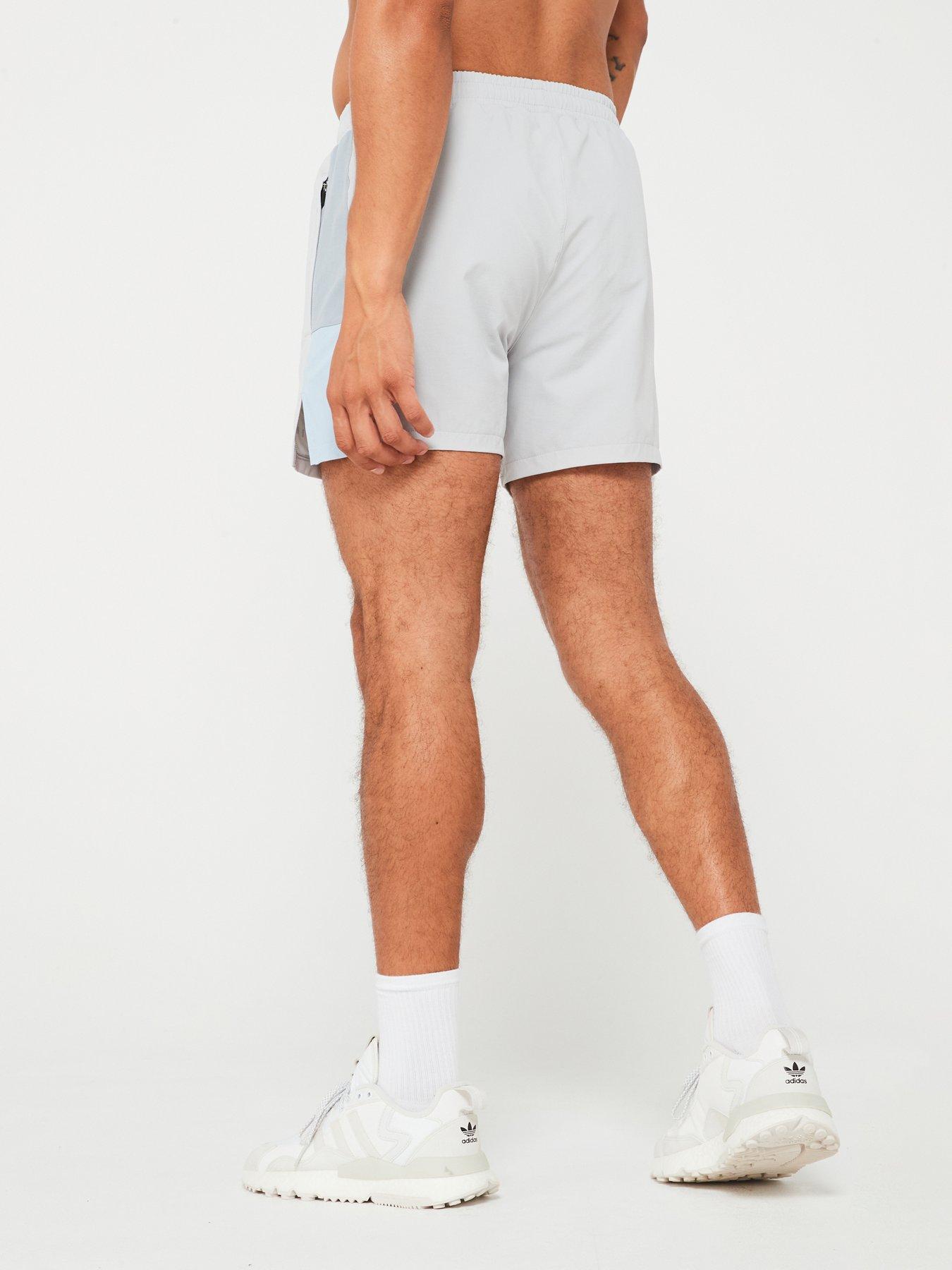 gym-king-mens-react-woven-short-light-greystillFront