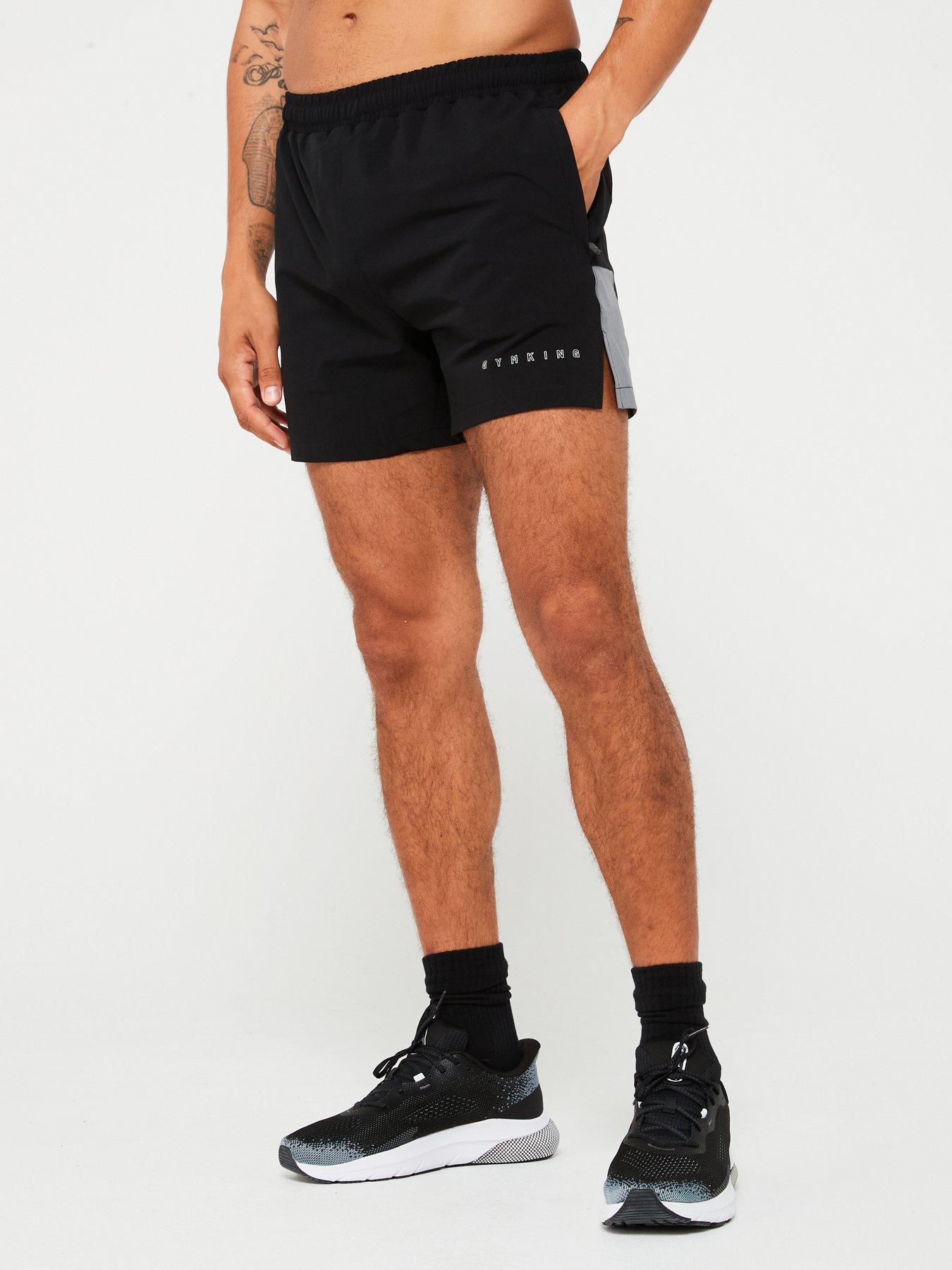 gym-king-mens-react-woven-short-blackfront