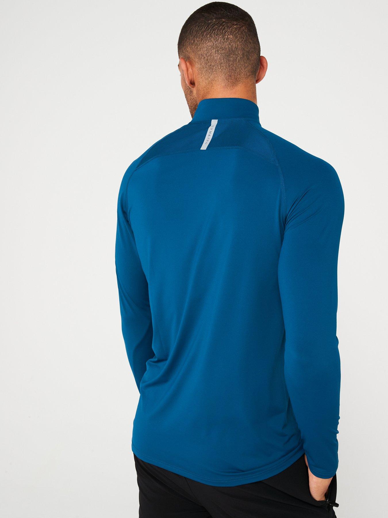 gym-king-mens-flex-14-zip-funnel-tealstillFront