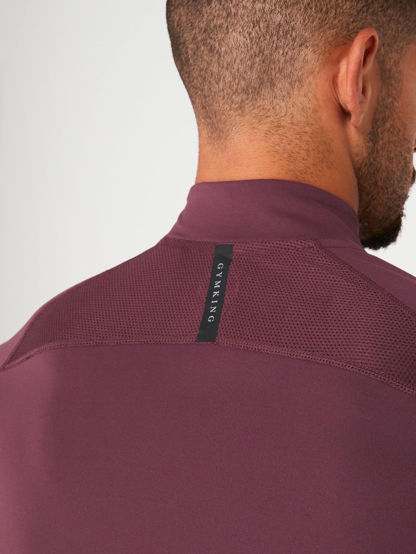 gym-king-mens-flex-14-zip-funnel-burgundydetail