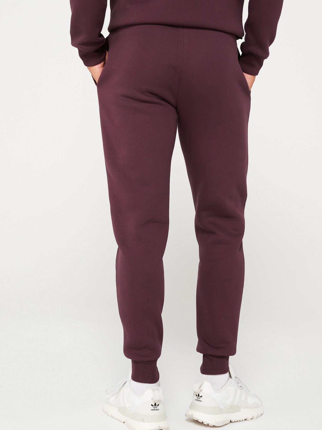 gym-king-mens-fundamental-fleece-jogger-burgundystillFront